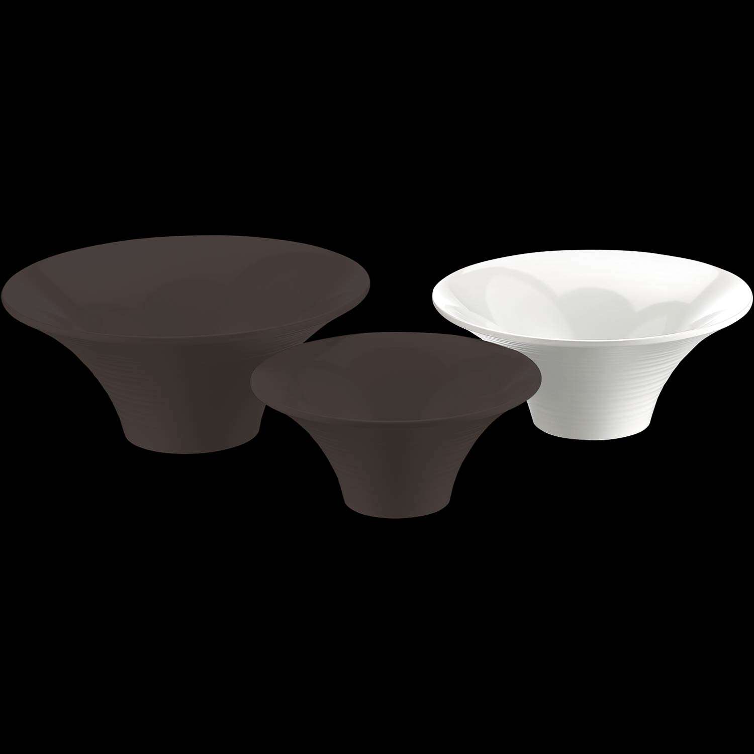 Biradlı Bal, Reçel, Zeytin Sunum Kasesi, Melamin 25x25x11 Cm, BİRADLI, Kaseler, Sunum Tabakları