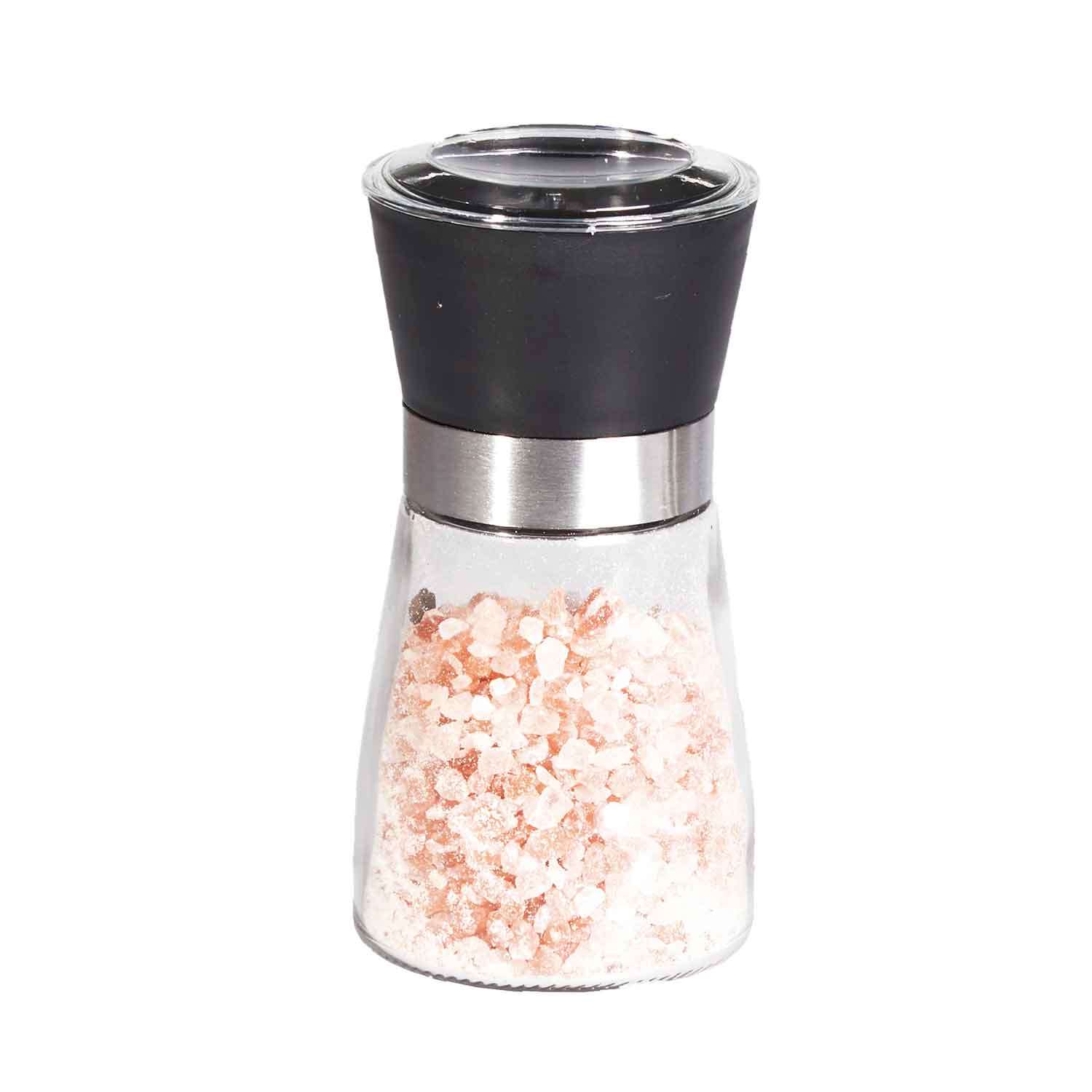 Biradlı Cam Tuz Karabiber Değirmeni, 13 Cm, Plastik Başlıklı, BİRADLI, Kategorisiz
