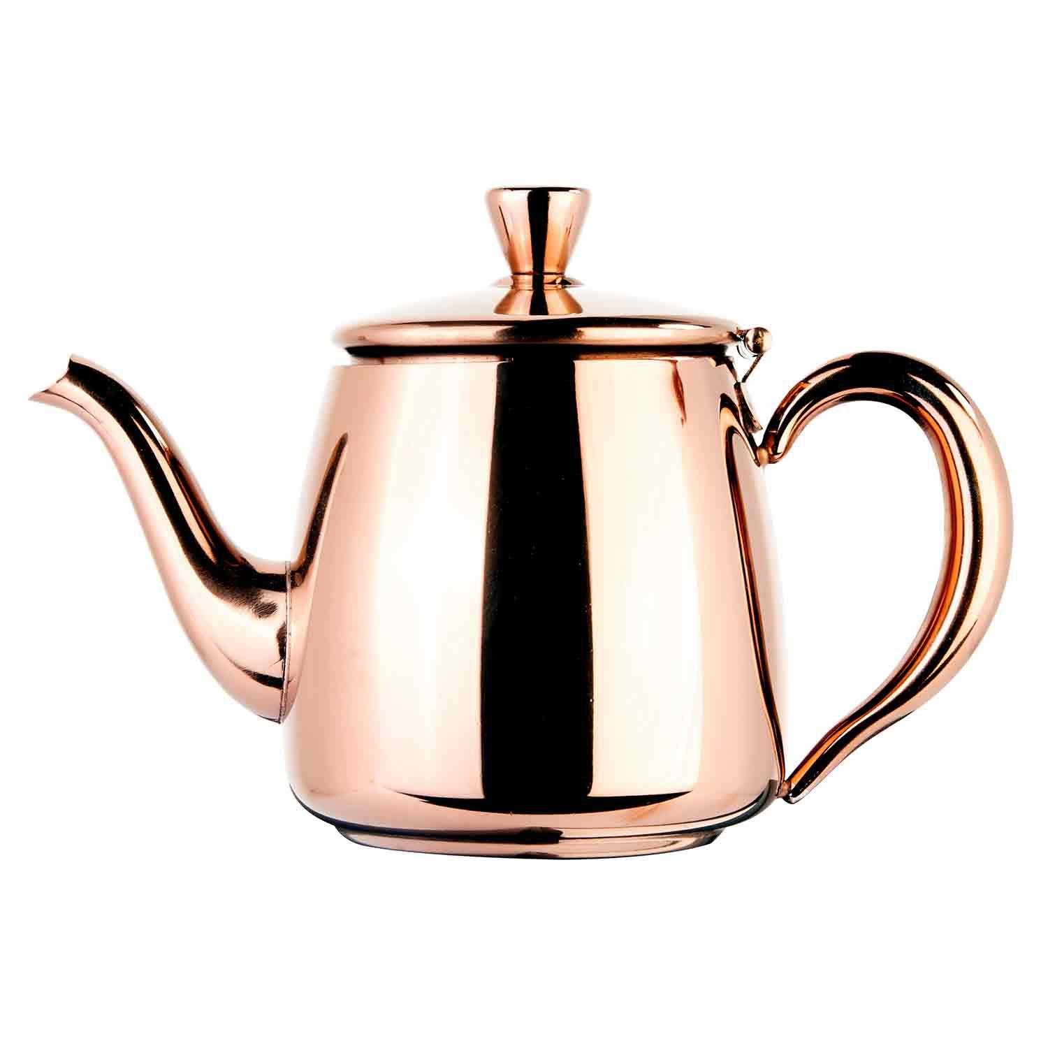 Biradlı Kahve ve Çay Potu, Çelik 550 ML, Bakır, BİRADLI, Demlikler