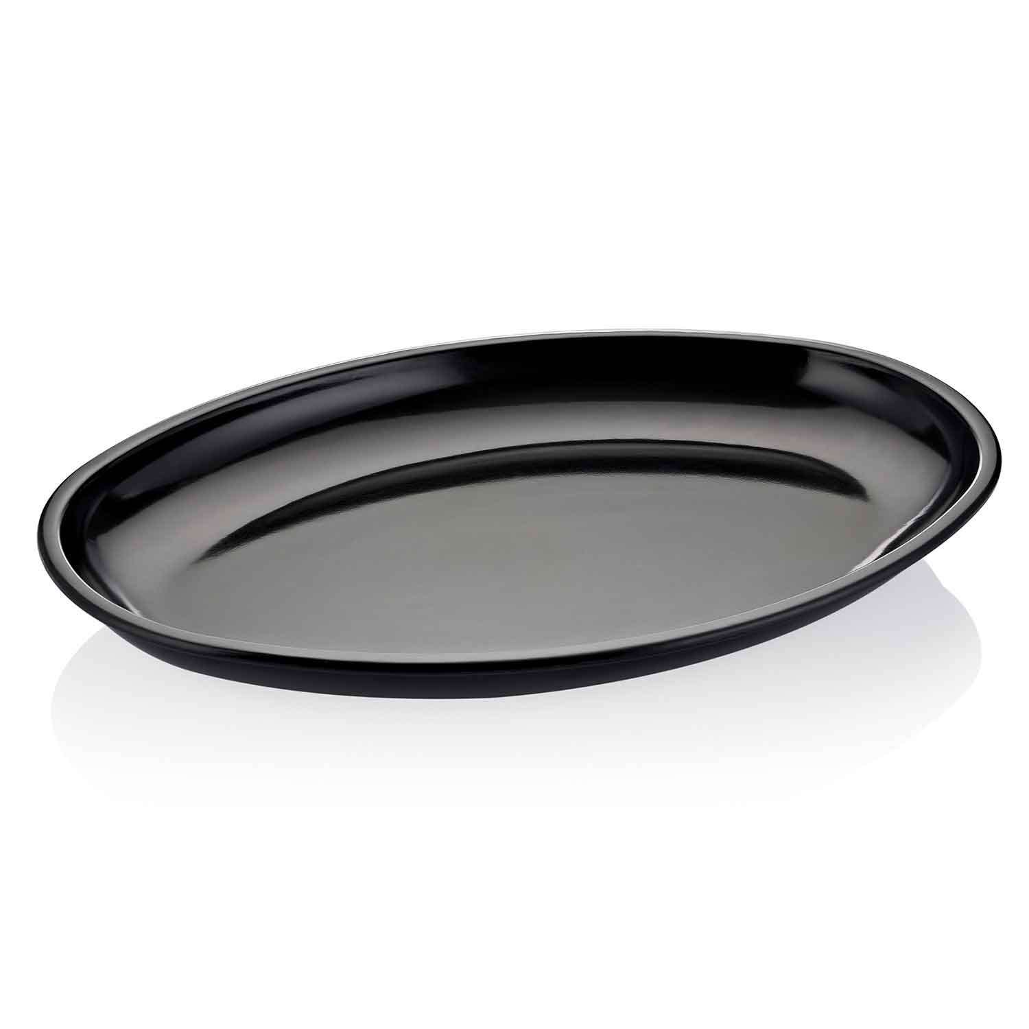 Biradlı Melamin Tabak, Oval, 48x34x5 cm, BİRADLI, Kategorisiz
