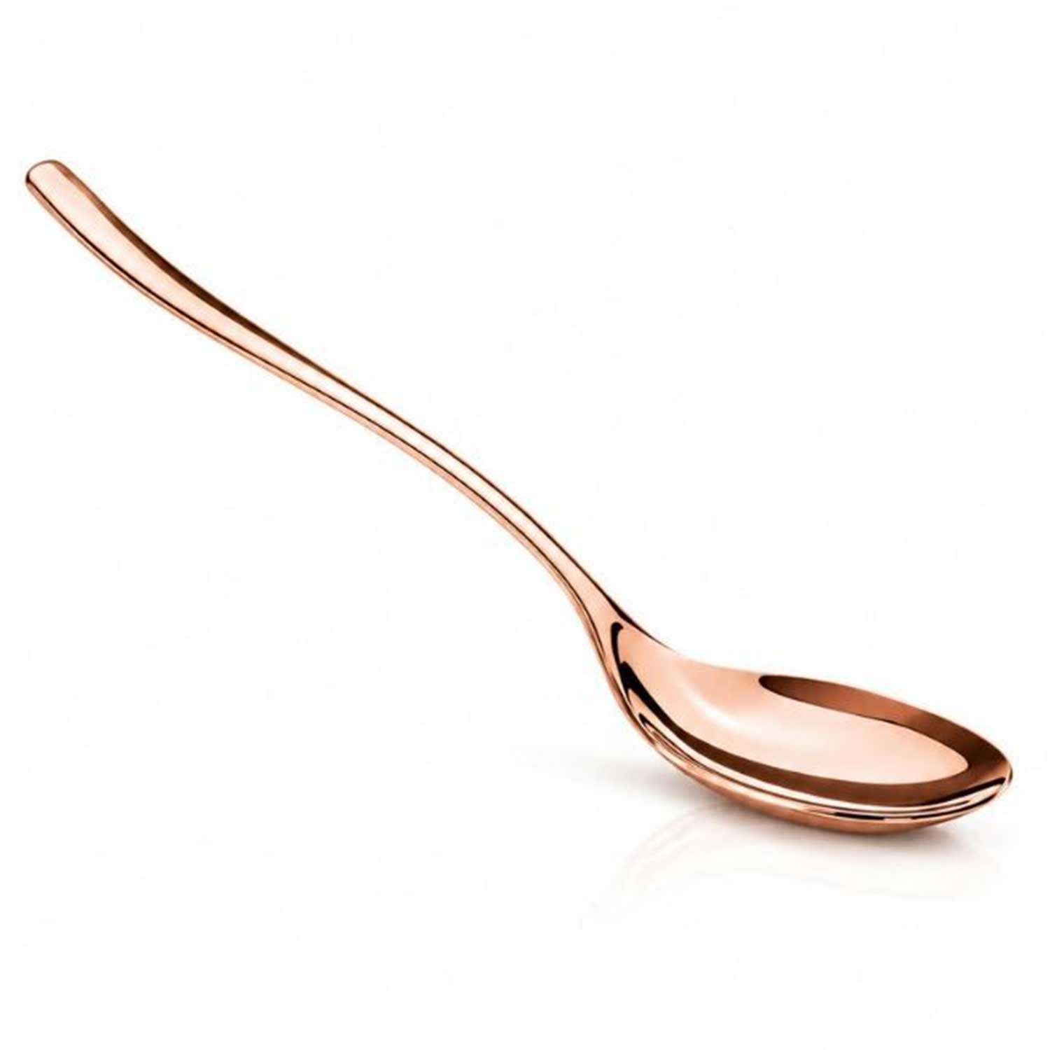Biradlı Premium Servis Kaşığı, Bakır Renk, 5,5x24 cm, BİRADLI, Servis Kaşığı