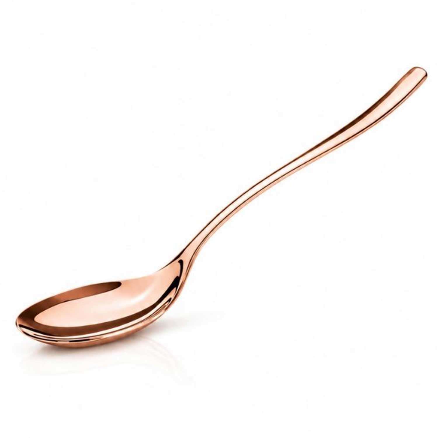 Biradlı Premium Servis Kaşığı, Bakır Renk, 5,5x24 cm, BİRADLI, Servis Kaşığı
