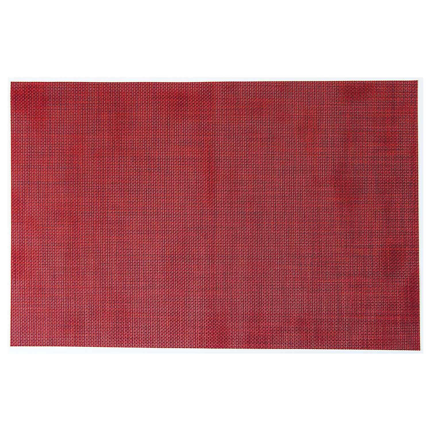 Biradlı Pvc Amerikan Servis, Kırmızı 30X45 Cm, BİRADLI, Amerikan Servisler