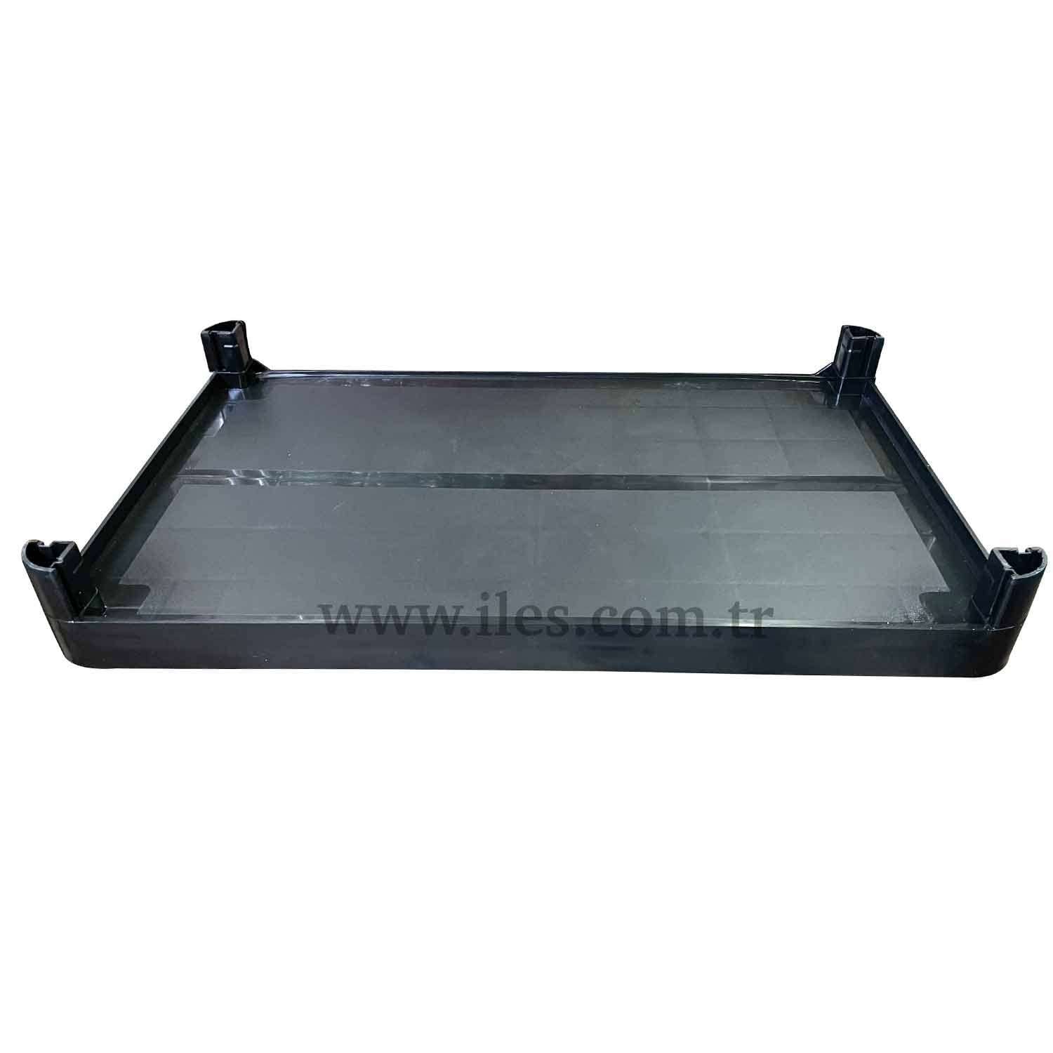 Biradlı Servis Arabası Alt Tabla, Siyah, BİRADLI, Biradlı Servis Arabası Yedek Parça