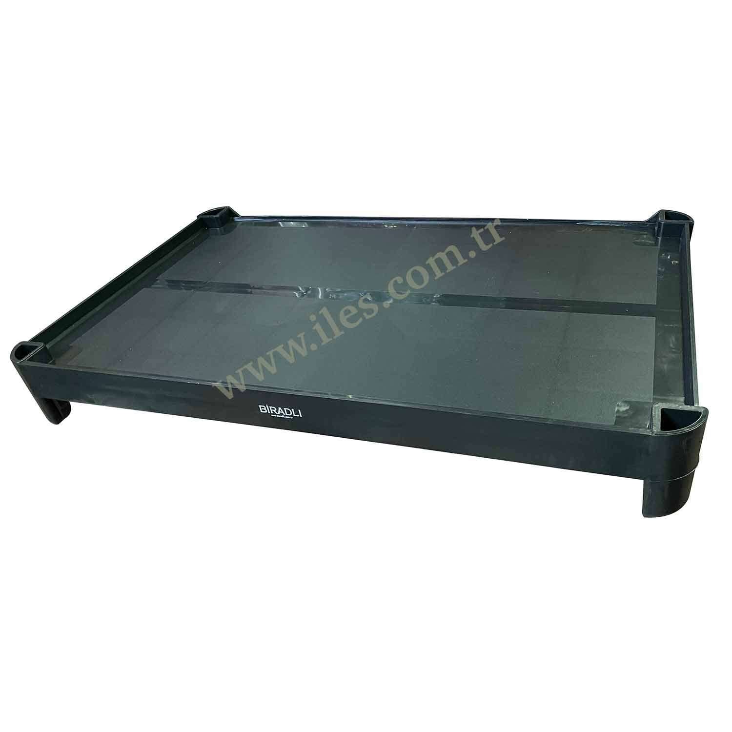 Biradlı Servis Arabası Üst Tabla, Siyah, BİRADLI, Biradlı Servis Arabası Yedek Parça