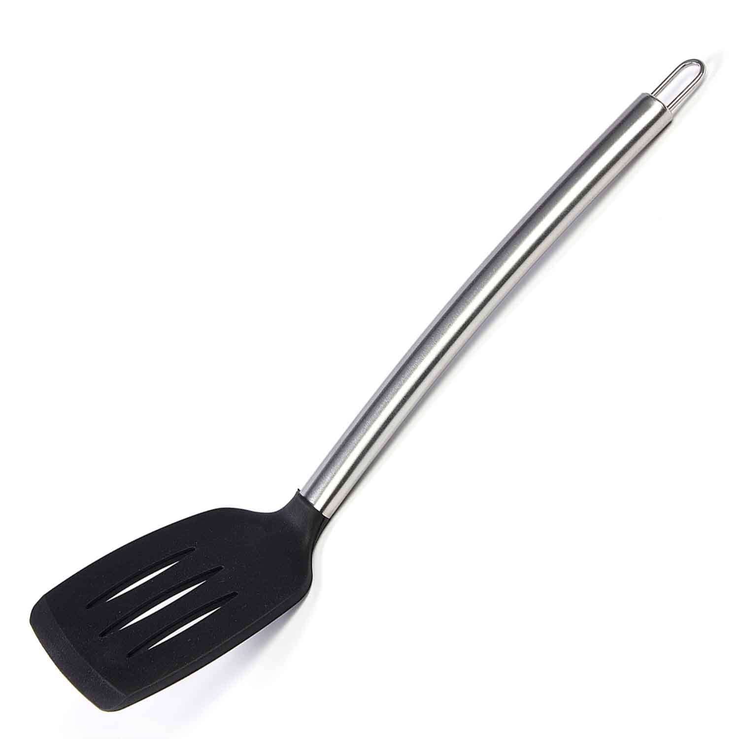 Biradlı Silikon Spatula, Siyah, 35 Cm, BİRADLI, Kategorisiz