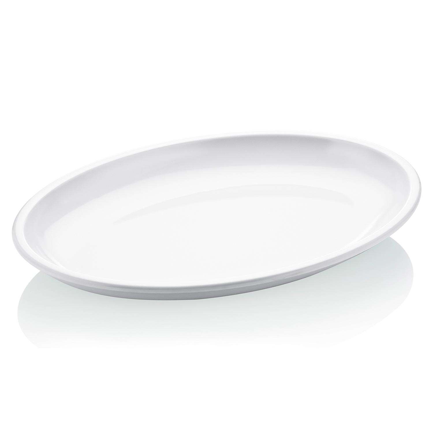 Biradlı Sunum Tabağı, Melamin, Oval, 55x39x6 Cm, BİRADLI, Kaseler, Sunum Tabakları