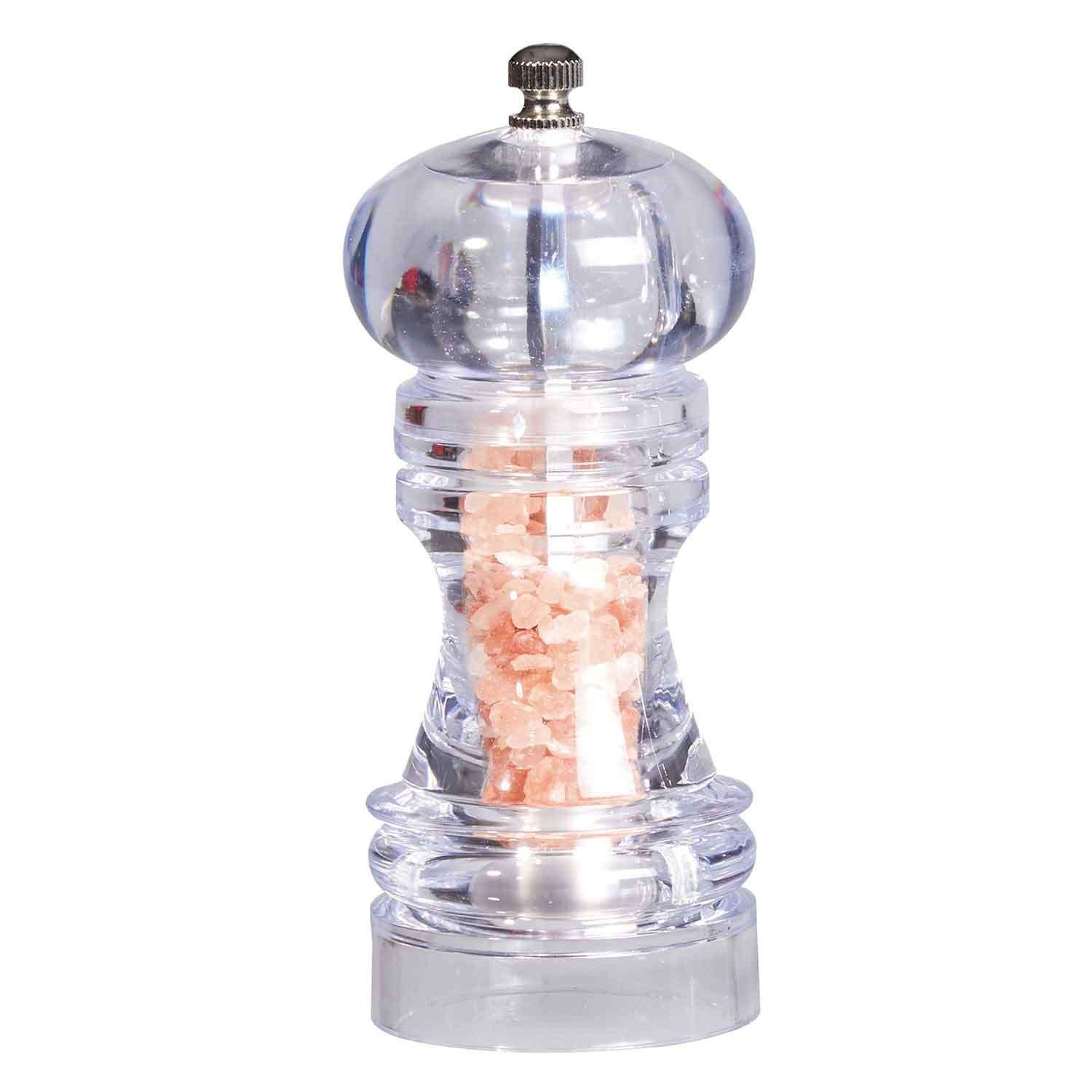 Biradlı Tuz Karabiber Değirmeni, Akrilik, 16 Cm, BİRADLI, Tuz ve Biber Değirmenleri
