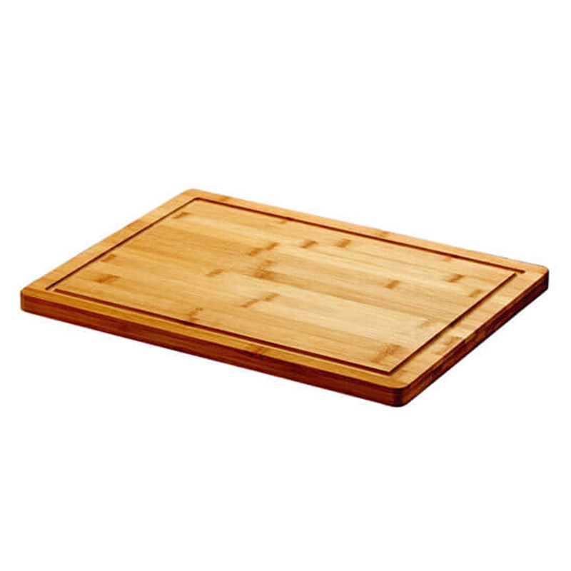 Bradlı Bambu Steak Servis Tahtası 39x30x1,8 Cm