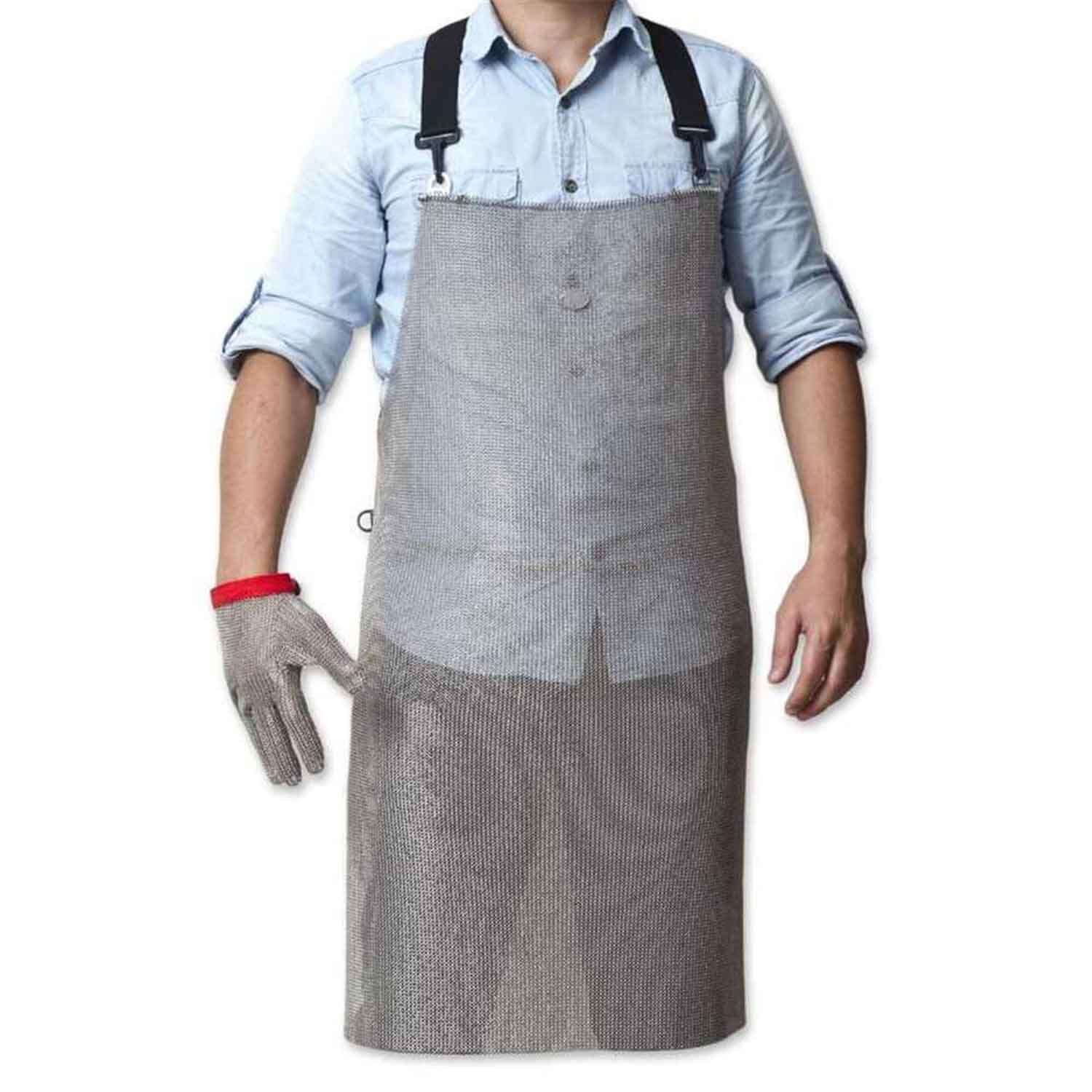 Çelik Apron Önlük, 55x70 Cm, EPİNOX, Çelik Önlük & Çelik Eldiven