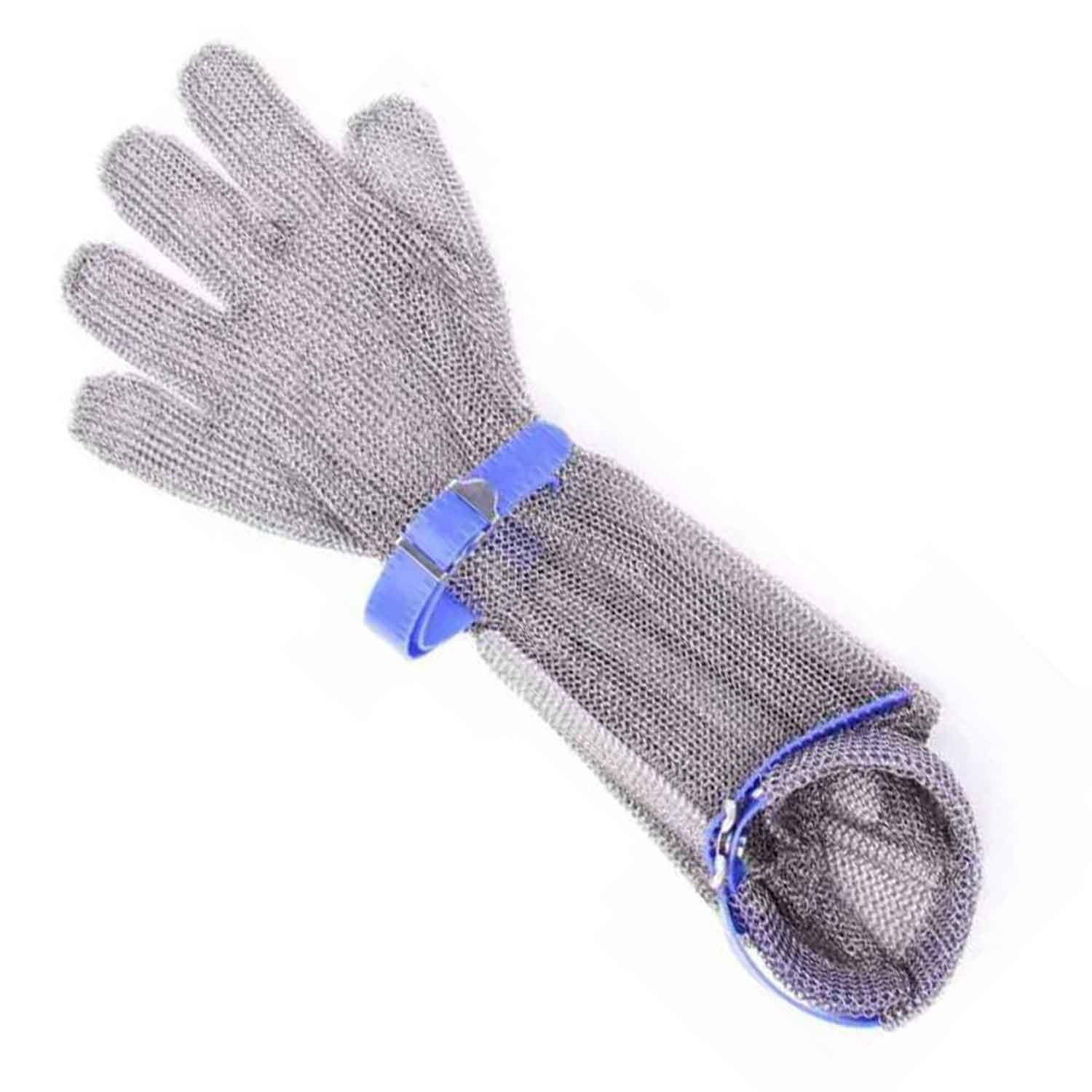 Çelik Eldiven Uzun 19 Cm Mavi (M) (EL-19M), EPINOX, Kategorisiz