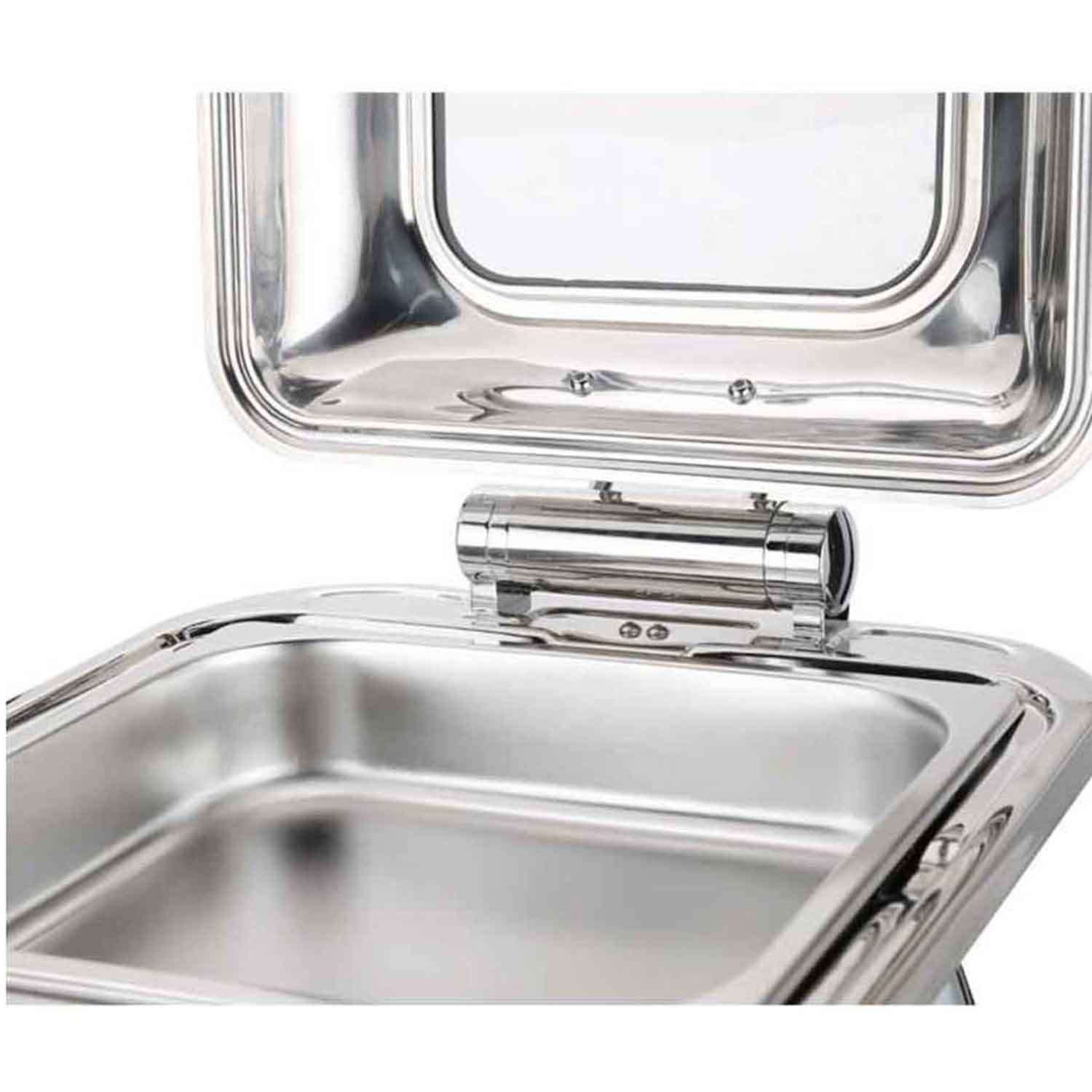 CHAFING DISH HİDROLİK KAPAK 6 L 2/3 GÖMME (CDH-6G), EPİNOX, Kategorisiz