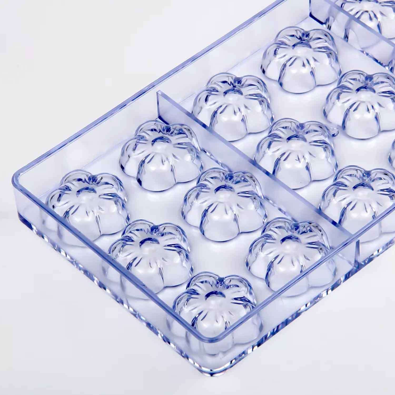 Çiçek Çikolata Kalıbı, Polikarbon, 27,5x13,5 Cm, EPİNOX, Silikon Polikarbon Kalıplar