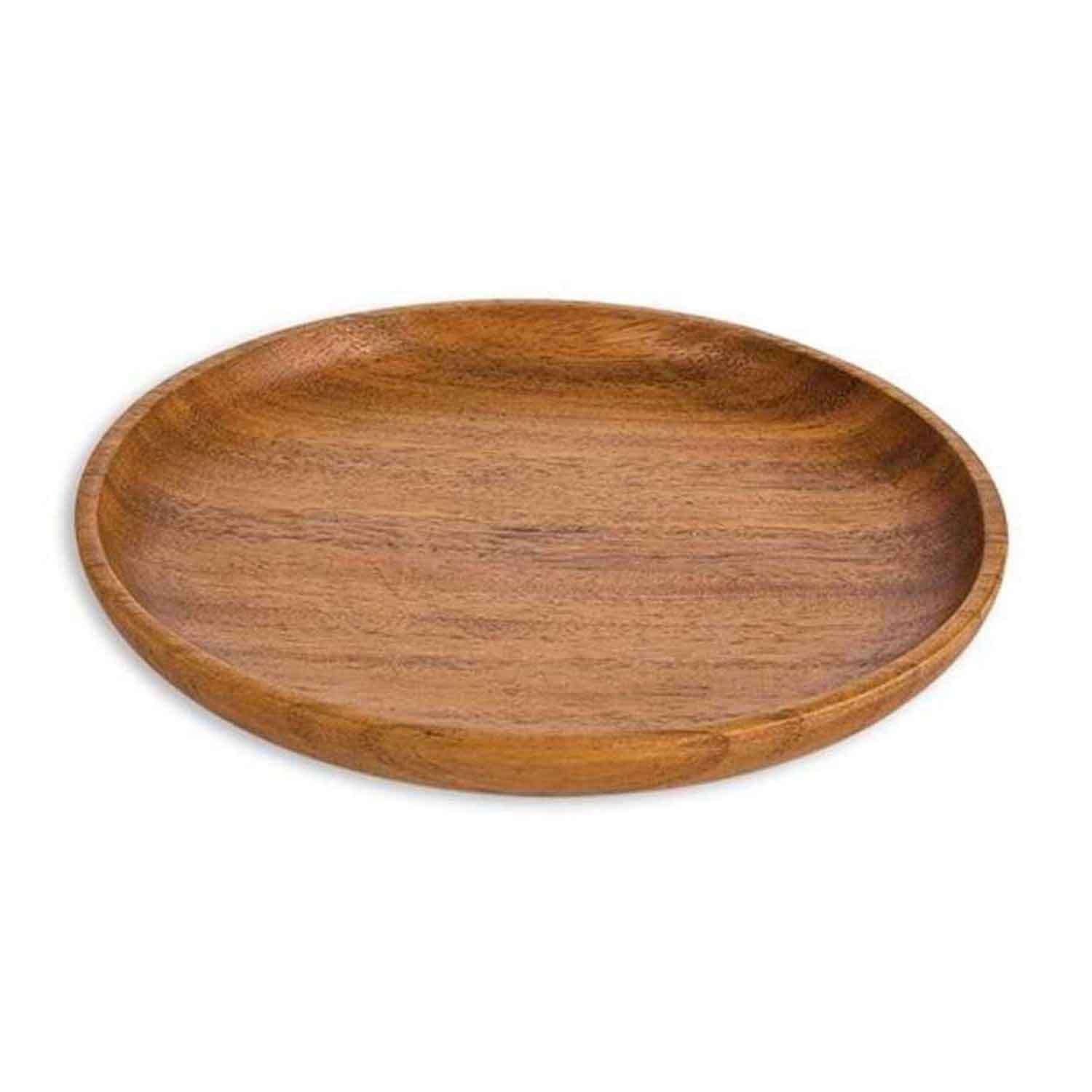 Ege Servis Tabağı, Ahşap, 25 Cm, EPİNOX, Ahşap Servis Sunum