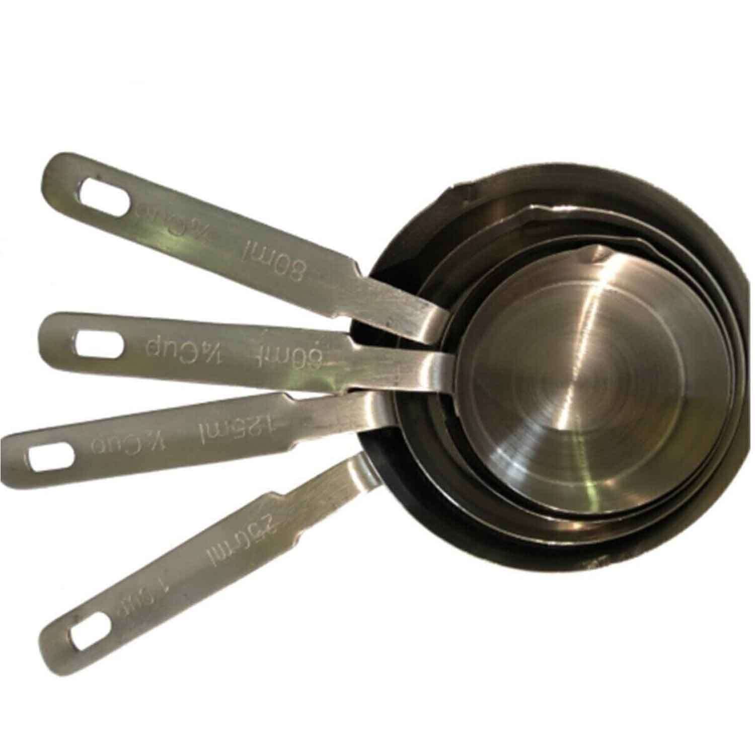 Epinox Çelik Sıvı Ölçü Kabı, 4'Lü, EPİNOX, Ölçü Kabı