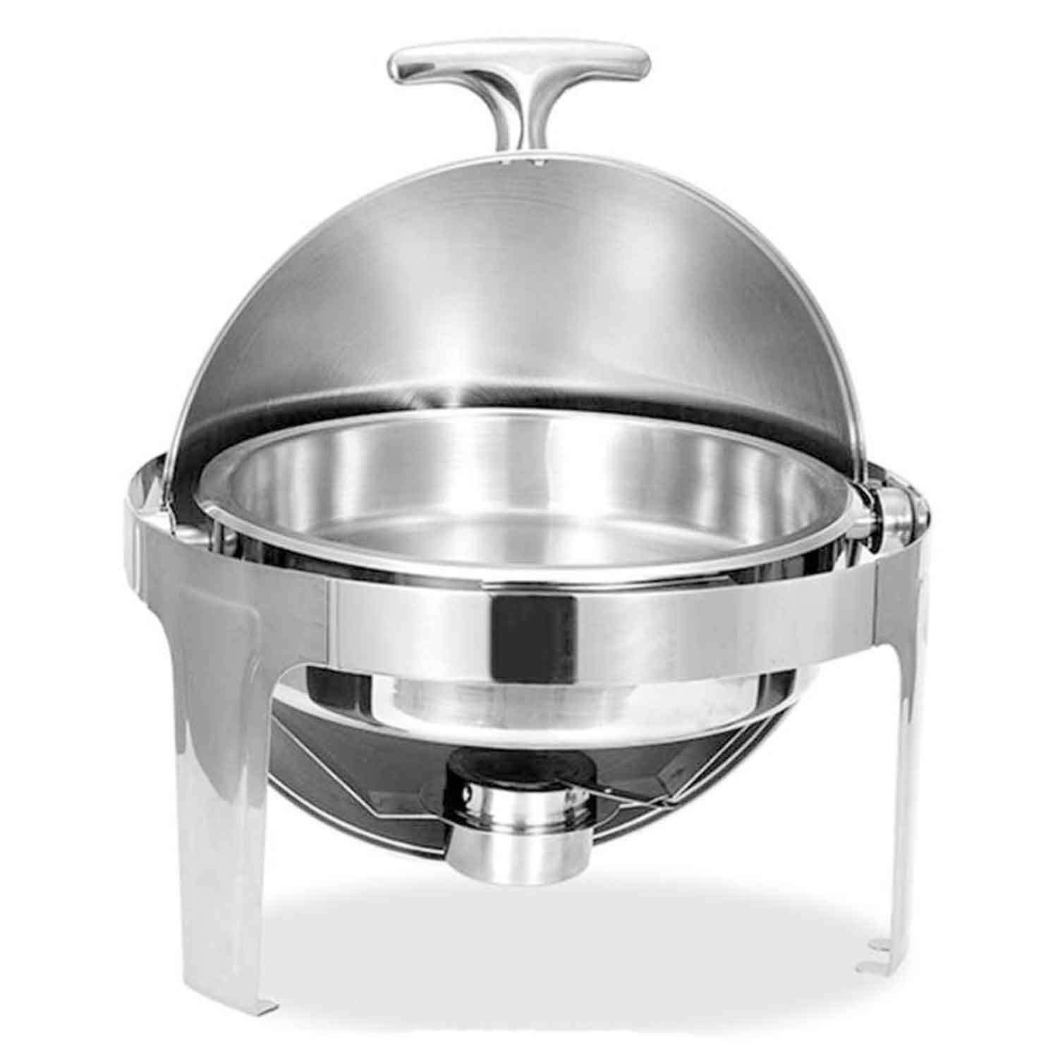 Epinox Chafing Dish Roltop, Yuvarlak, 6 L, EPİNOX, Reşo Chafing Dish