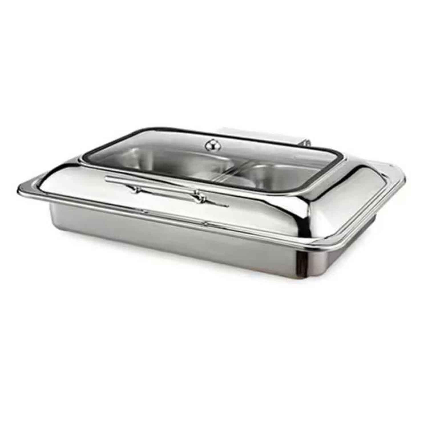 Epinox Reşo Chafing Dish, Hidrolik Kapaklı, 1/1 Gömme, 9 L, EPİNOX, Reşo Chafing Dish
