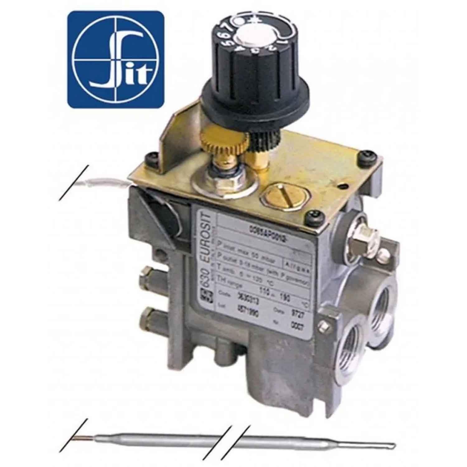 Eurosit 630 Termostatik Gaz Valfi 110-190°C, Öztiryakiler, Gaz Valfleri & Gaz Vanaları
