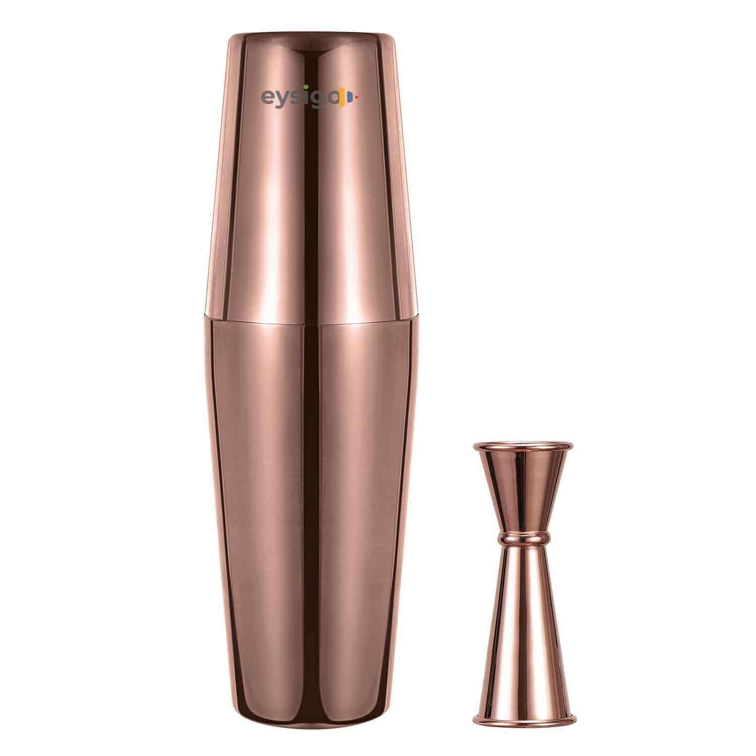 Eysigo Boston Kokteyl Shaker Seti, Bakır, 550/750 ml, 2 Parça, Eysigo, Barmen Seti, Kokteyl Hazırlama Setleri