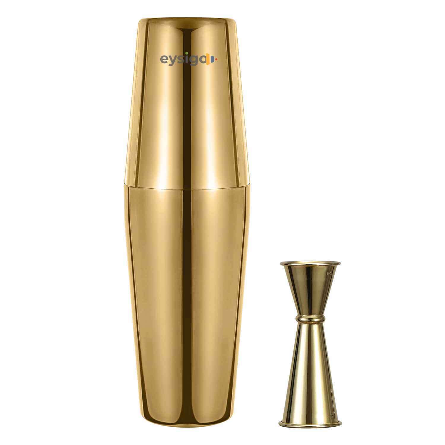 Eysigo Boston Kokteyl Shaker Seti, Gold, 550/750 ml, 2 Parça, Eysigo, Barmen Seti, Kokteyl Hazırlama Setleri