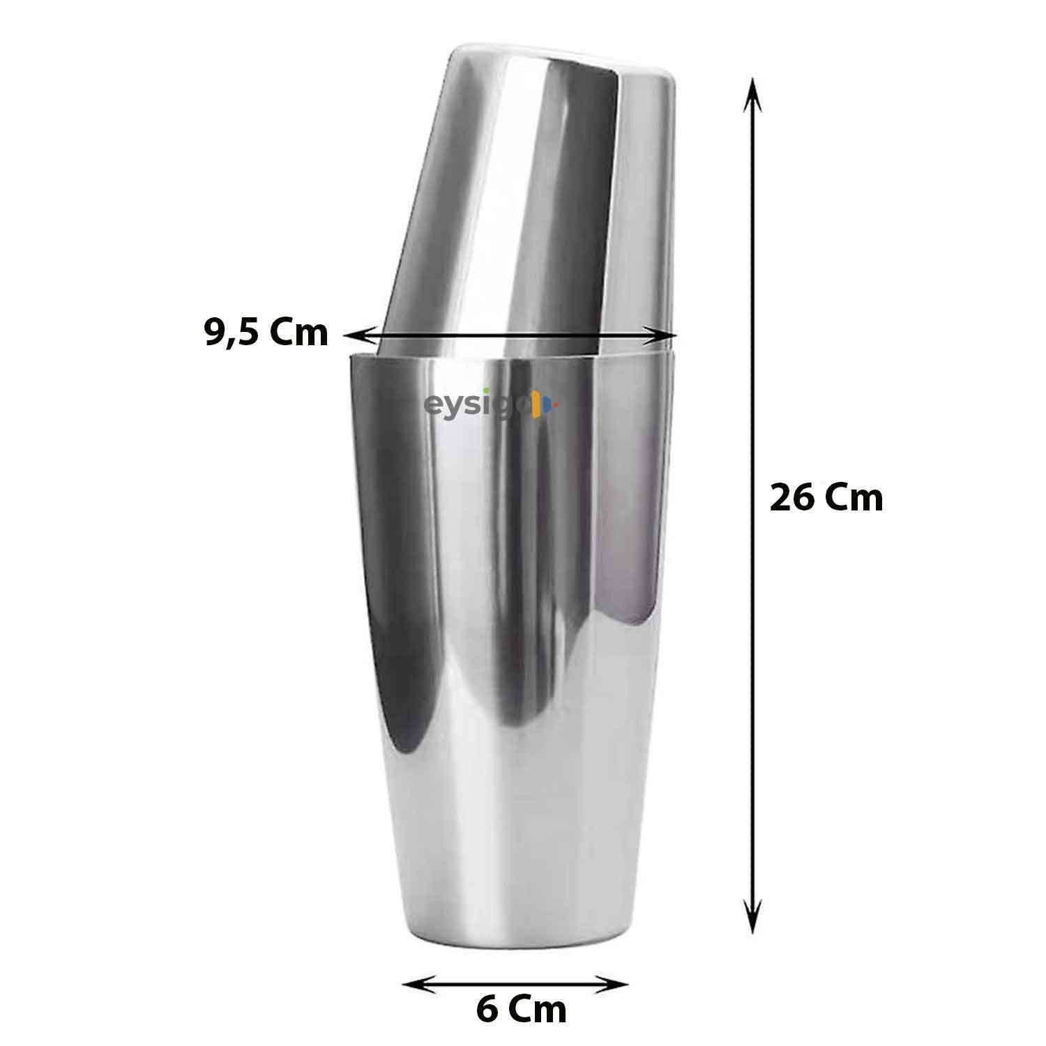 Eysigo Boston Shaker, Çelik, 550/750 ml, Eysigo, Kokteyl Shaker