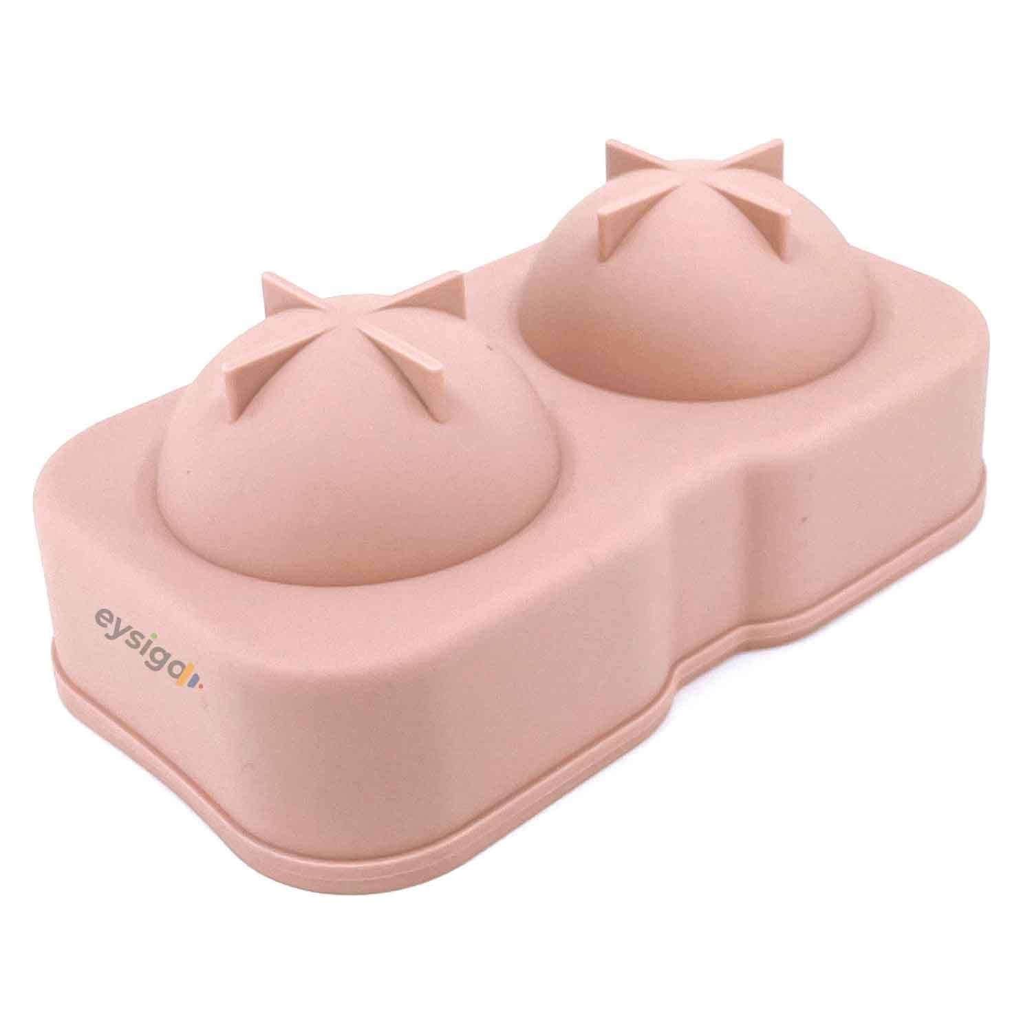 Eysigo Büyük Boy Silikon 2'li Top Buz Kalıbı, Powder, Eysigo, Silikon Buz Kalıpları