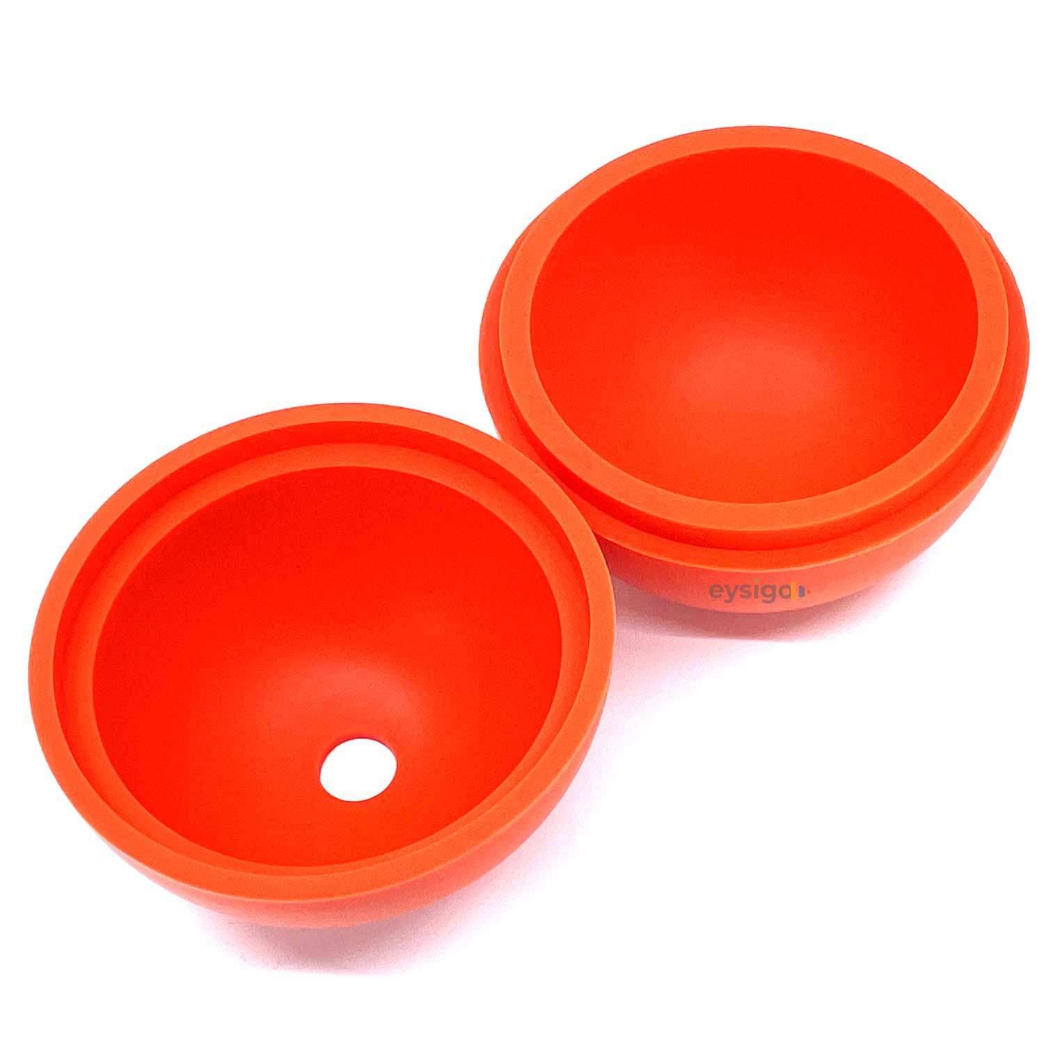 Eysigo Büyük Silikon Buz Kalıbı, Tekli Top, Orange, Eysigo, Silikon Buz Kalıpları