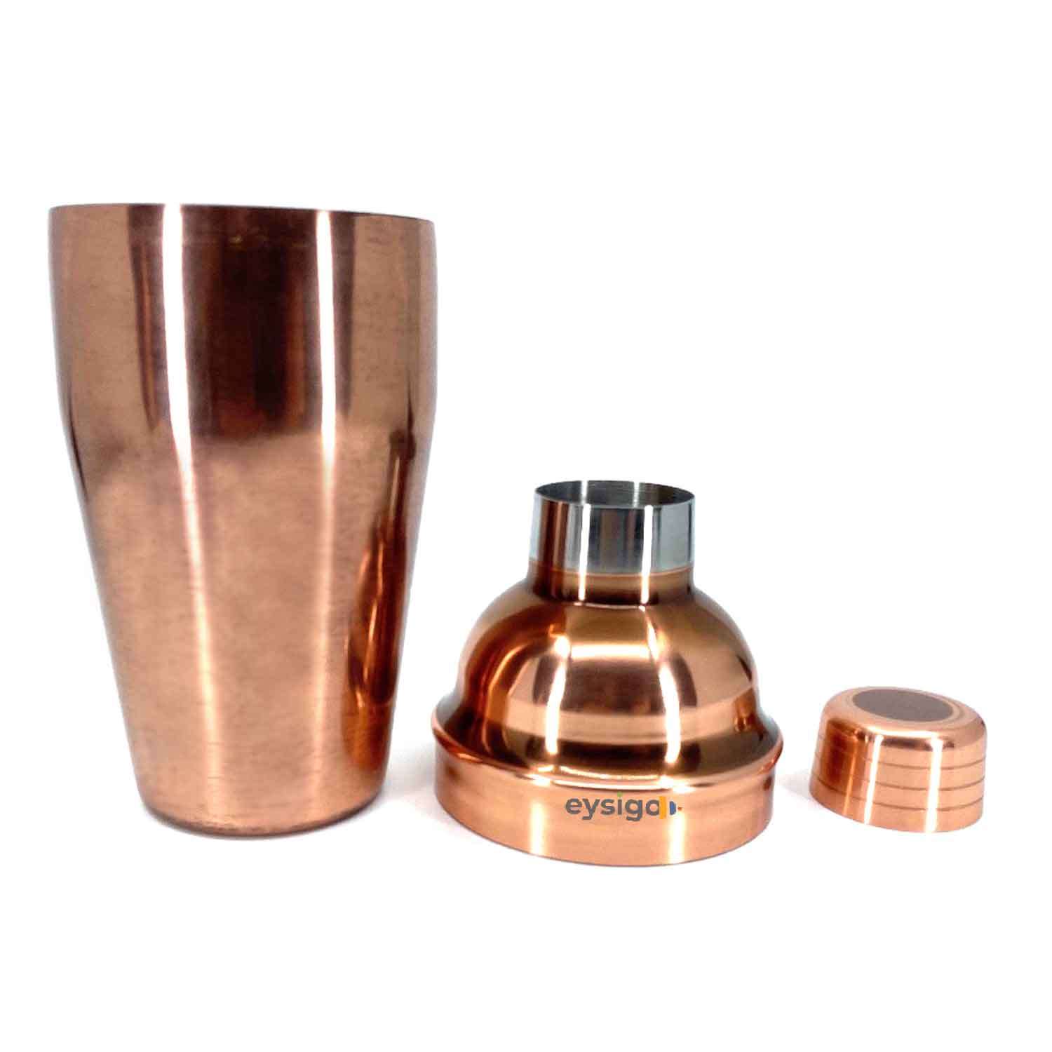 Eysigo Kokteyl Shaker Seti, Bakır, 500 ml, 3 Parça, Eysigo, Barmen Seti, Kokteyl Hazırlama Setleri
