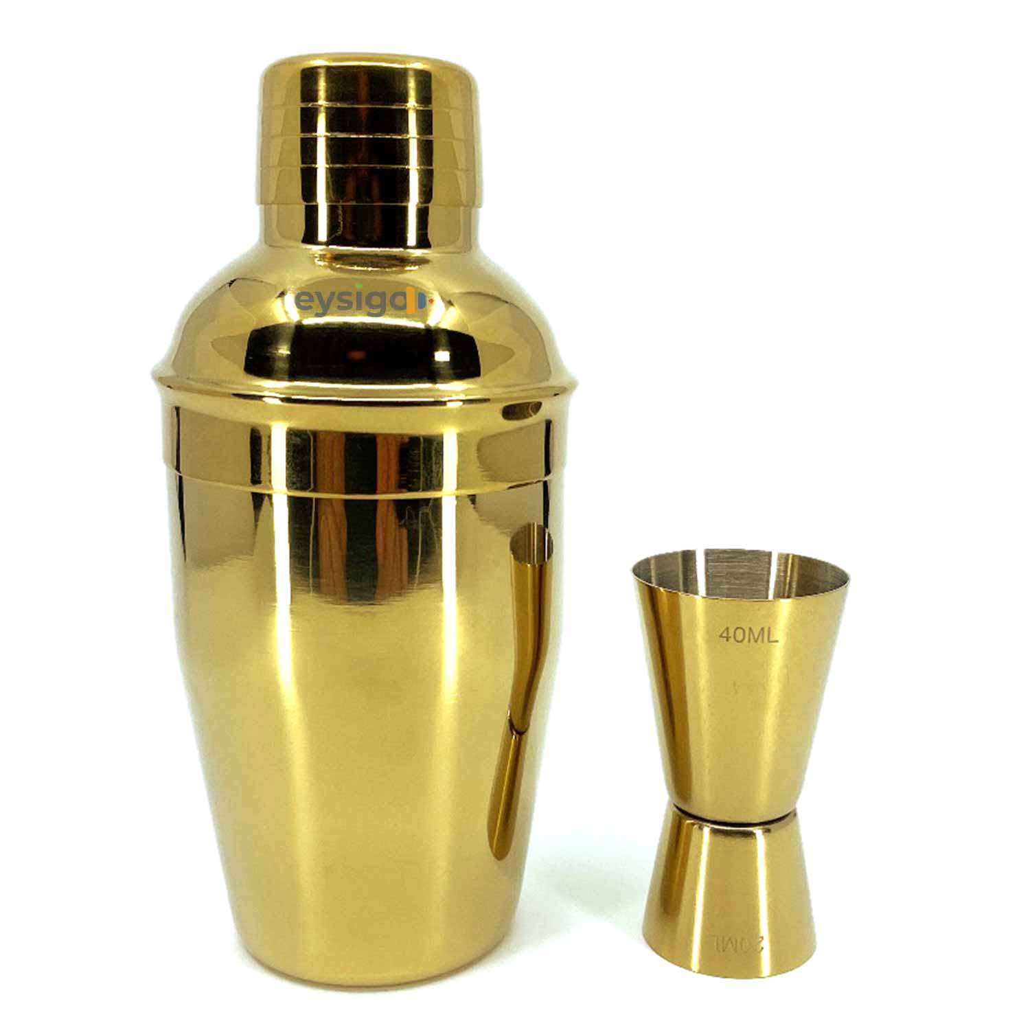 Eysigo Kokteyl Shaker Seti, Gold, 350 ml, 2 Parça, Eysigo, Barmen Seti, Kokteyl Hazırlama Setleri