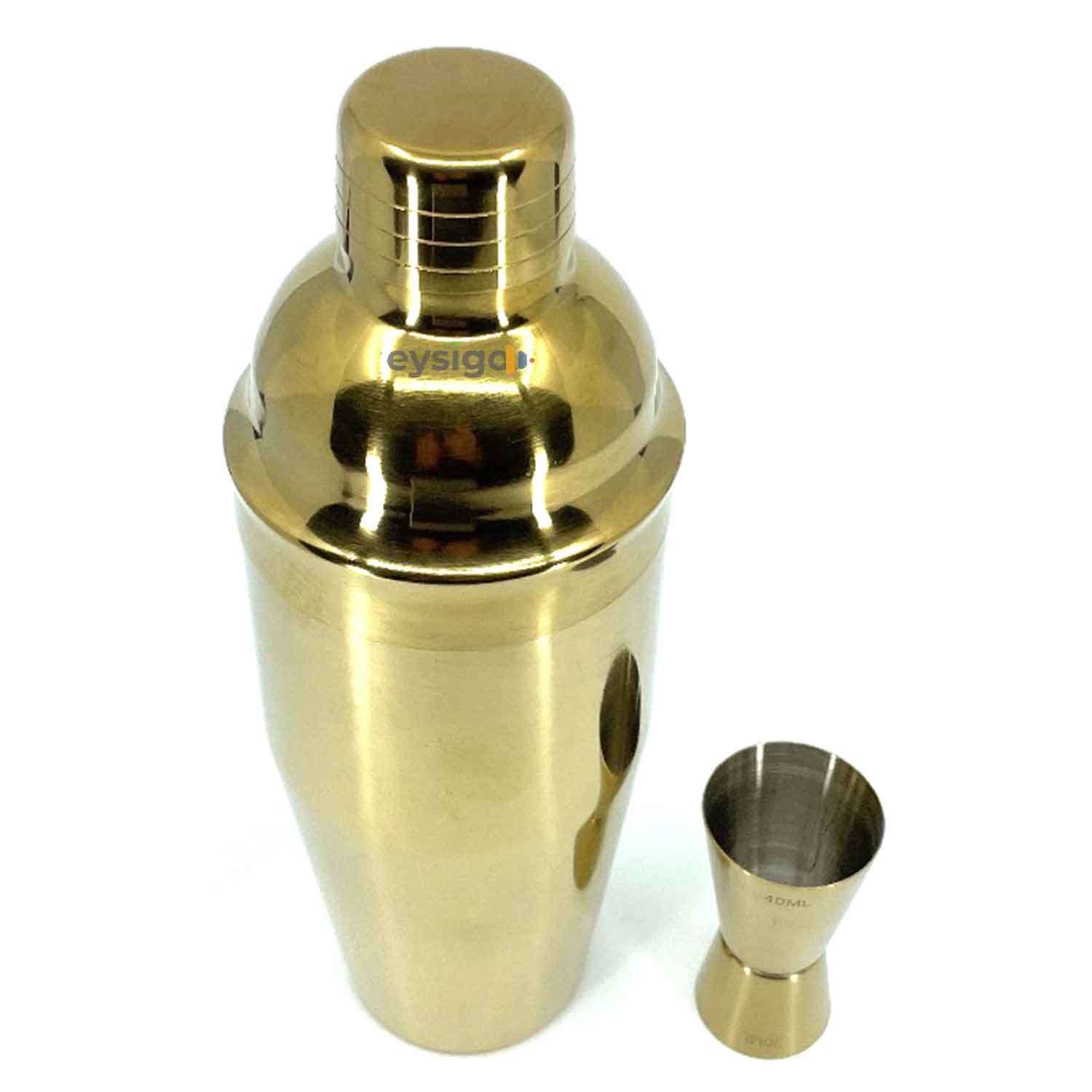 Eysigo Kokteyl Shaker Seti, Gold, 700 ml, 2 Parça, Eysigo, Barmen Seti, Kokteyl Hazırlama Setleri