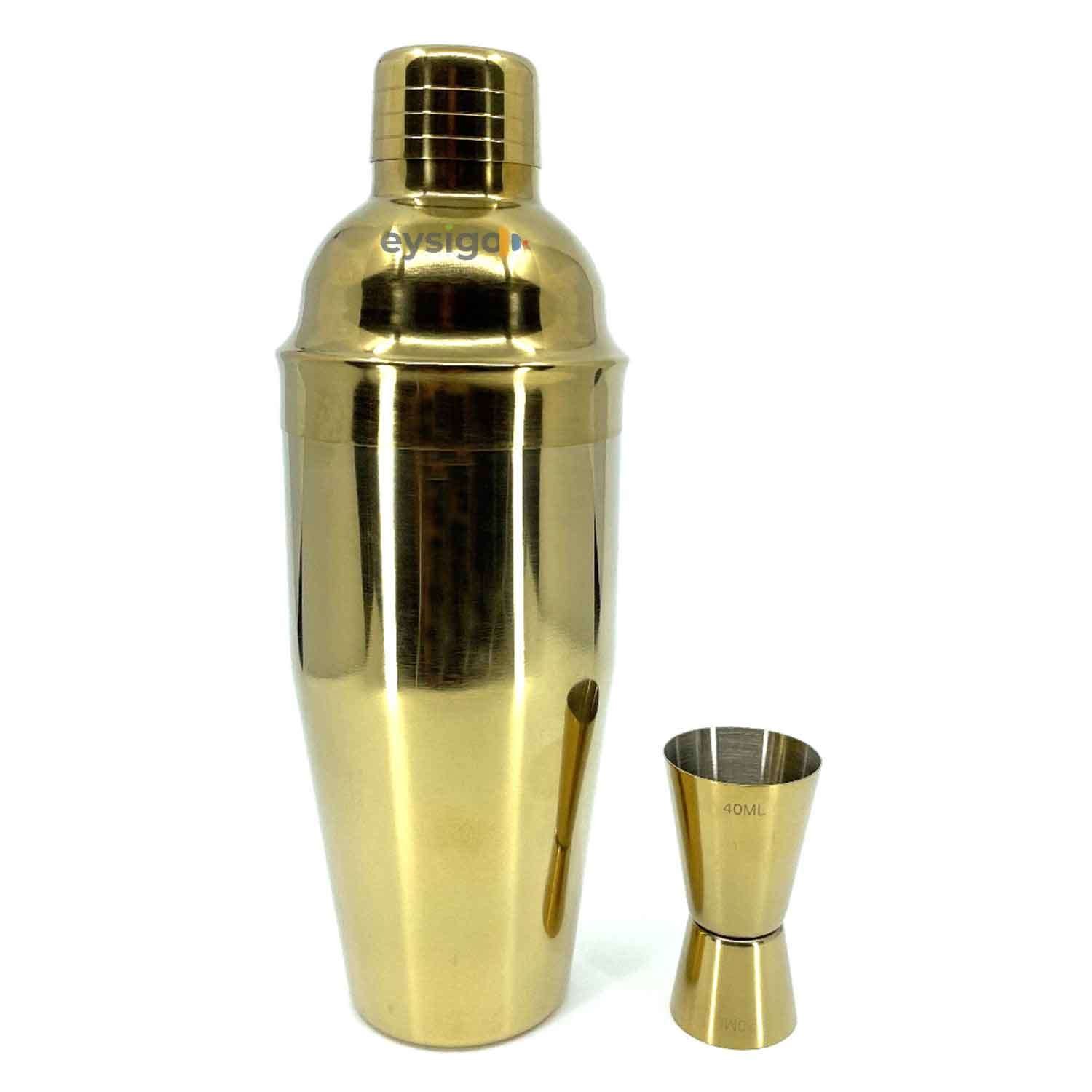 Eysigo Kokteyl Shaker Seti, Gold, 700 ml, 2 Parça, Eysigo, Barmen Seti, Kokteyl Hazırlama Setleri