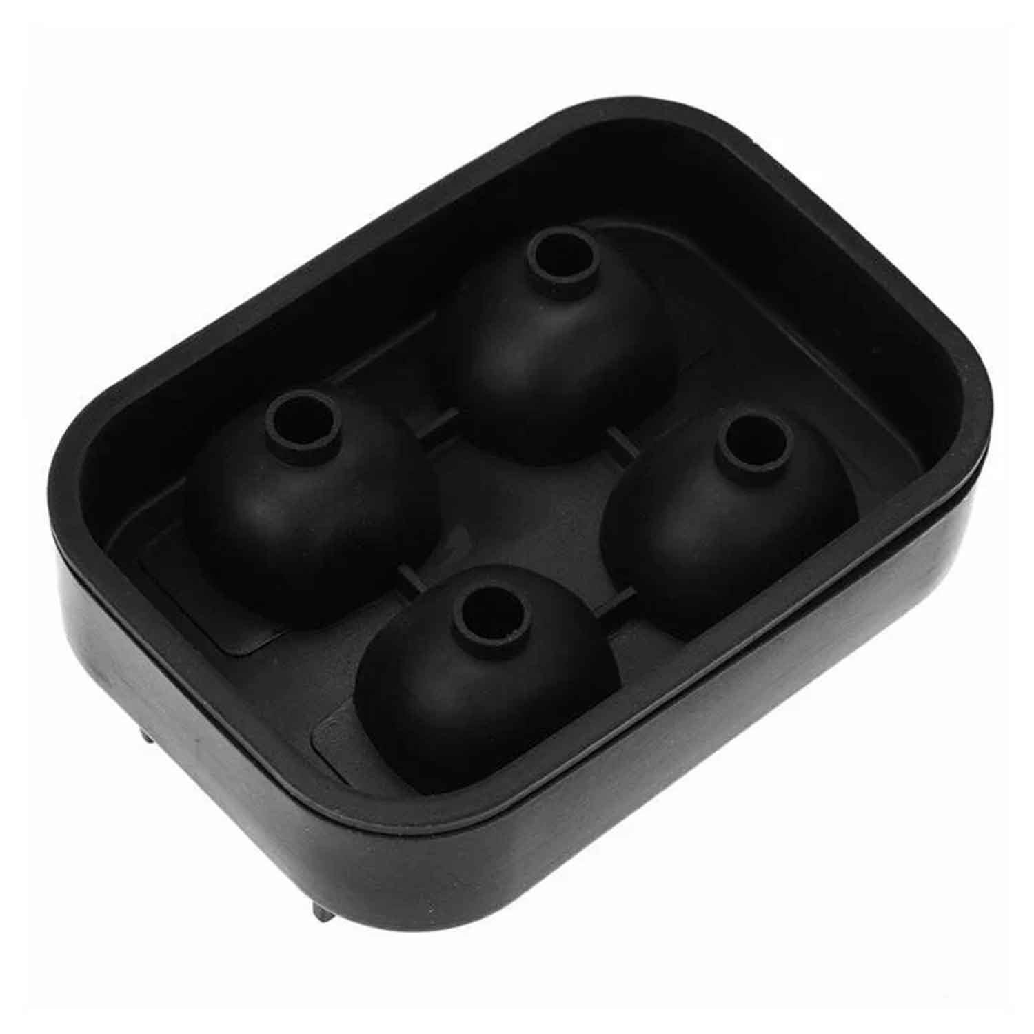 Eysigo Kurukafa Buz Kalıbı, Silikon, 4lü Siyah, Eysigo, Silikon Buz Kalıpları