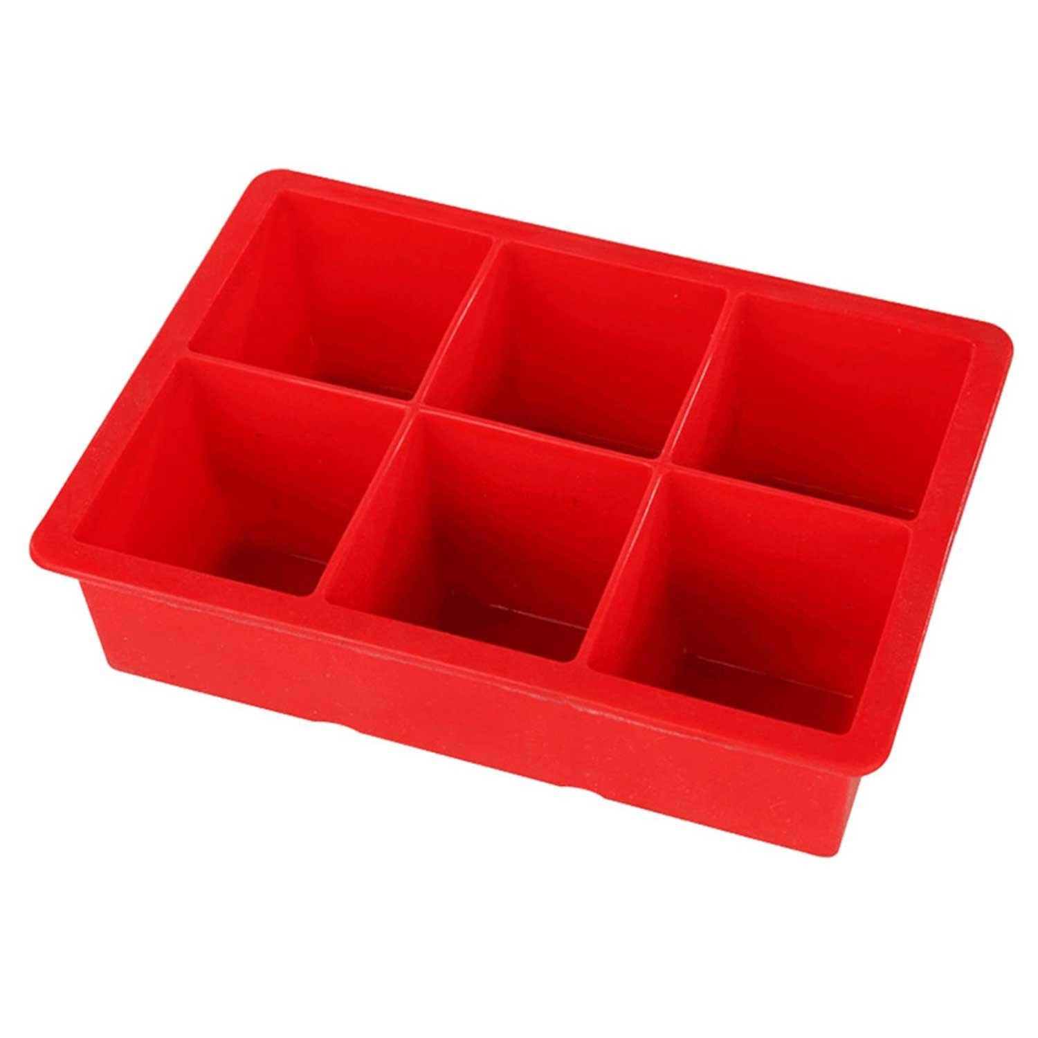Eysigo Silikon Buz Kalıbı Siyah Kırmızı Küp ve Küre Model 2'li Set, Eysigo, Silikon Buz Kalıpları