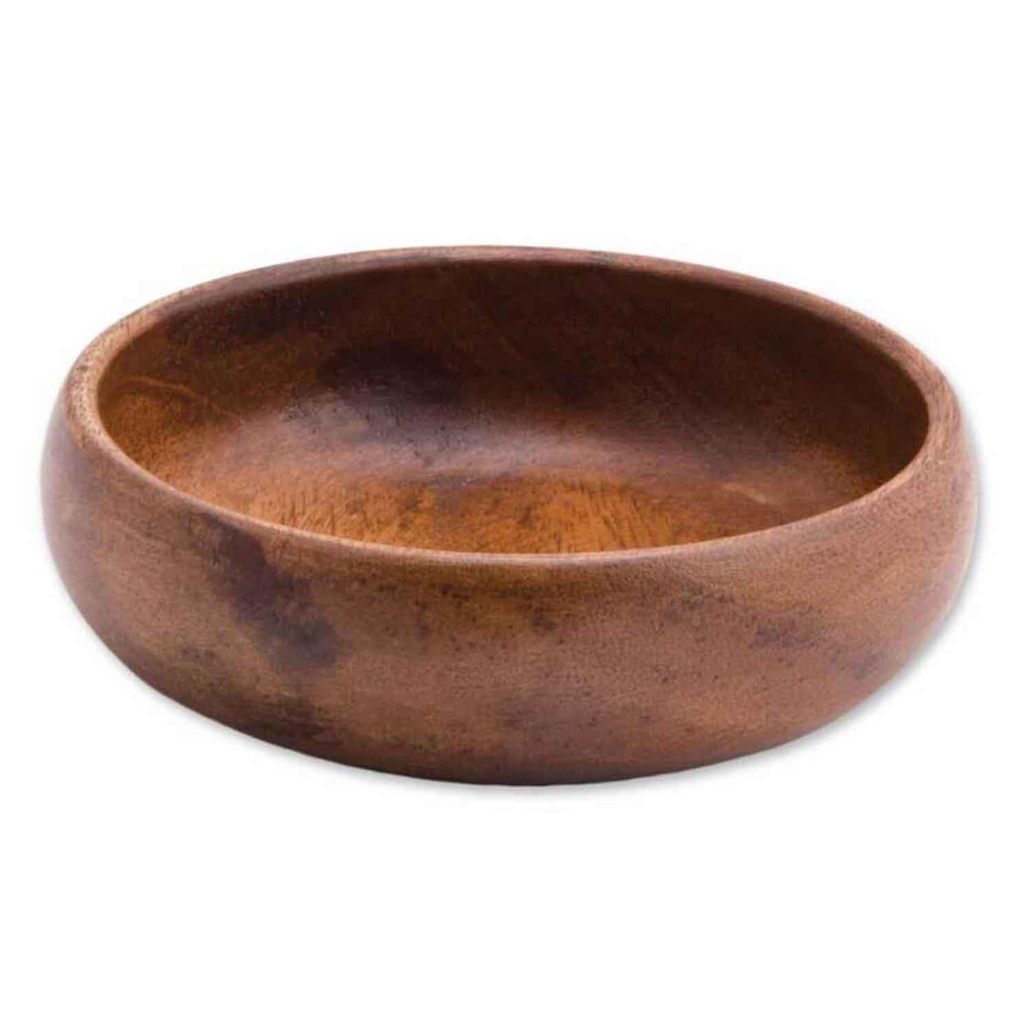 Fırat Akasya Kuruyemişlik, Yuvarlak 12 Cm, EPİNOX, Ahşap Çerezlik, Ahşap Kase