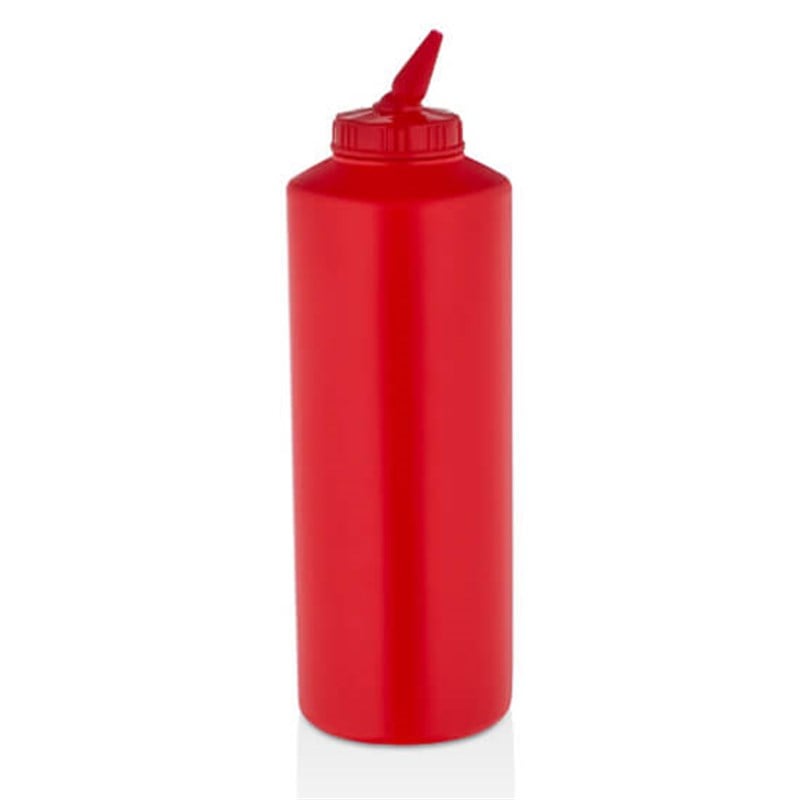 GastroPlast Fişek Sosluk, Ayarlı Uçlu Kırmızı 750 ml