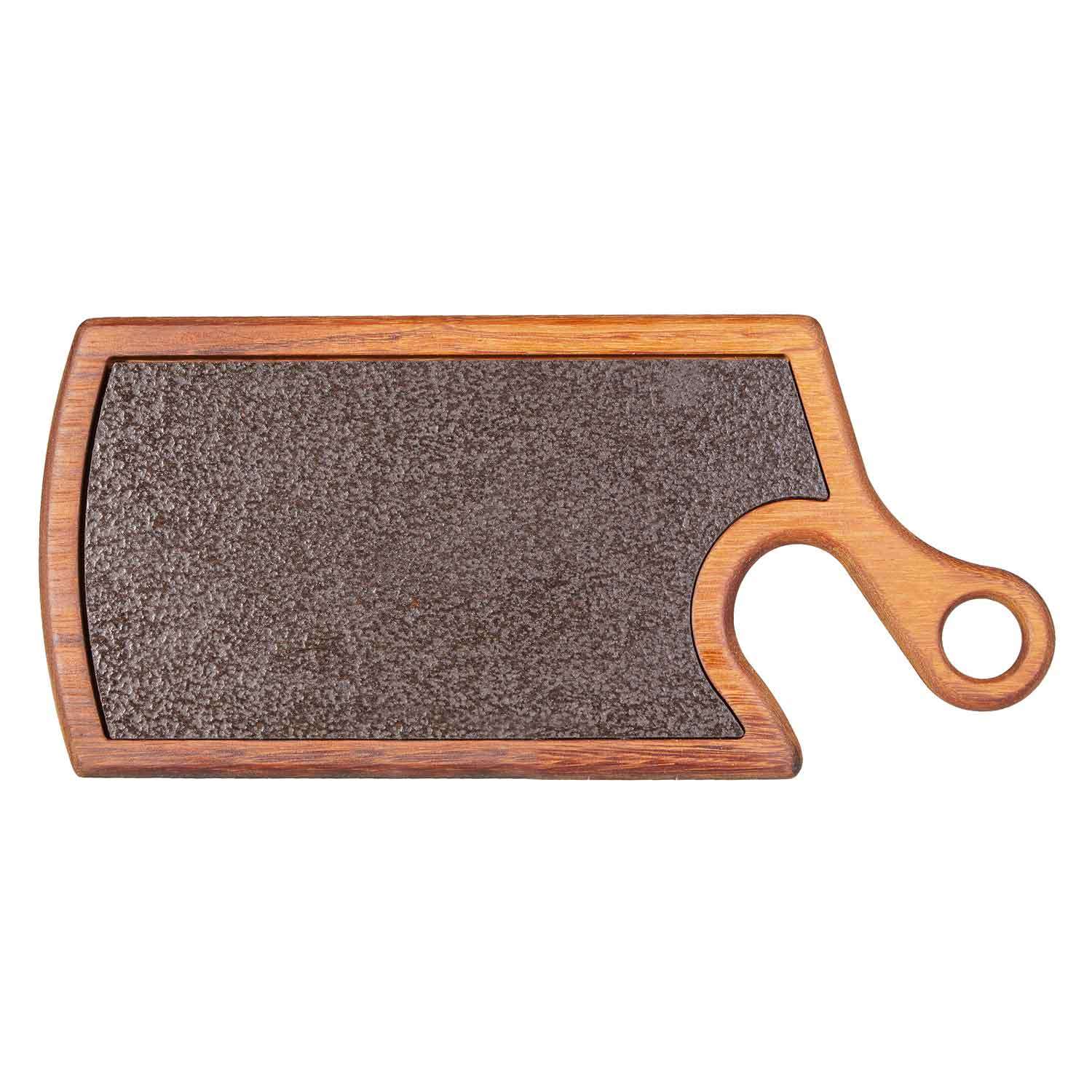 Groovy Ahşap Sunum Tahtası, Satır, Bazaltlı, 39.5x18 Cm, Groovy, Steak Servis Sunum Tahtası