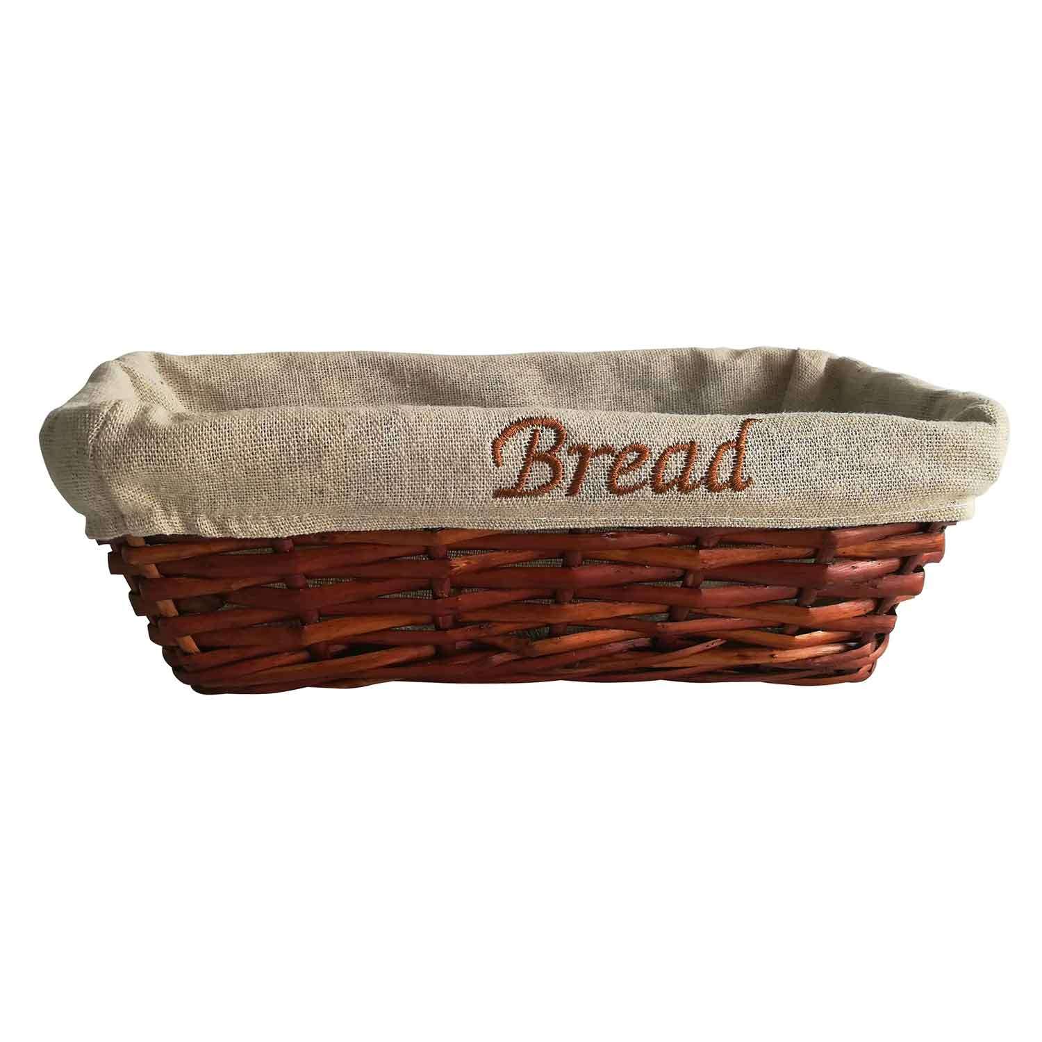 Groovy Ekmek Sepeti, Hasır Bezli 25x12x8 Cm, Groovy, Ekmek ve Meyve Sepetleri