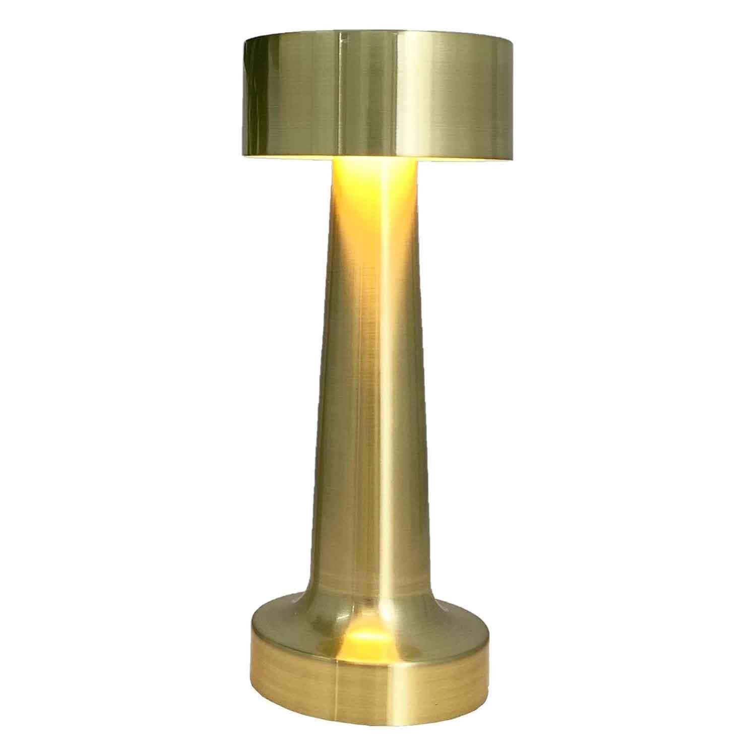 Groovy GRV-810 Şarjlı Masa Lambası, Altın, 9x21 Cm, Groovy, Masa Üstü Aksesuarları
