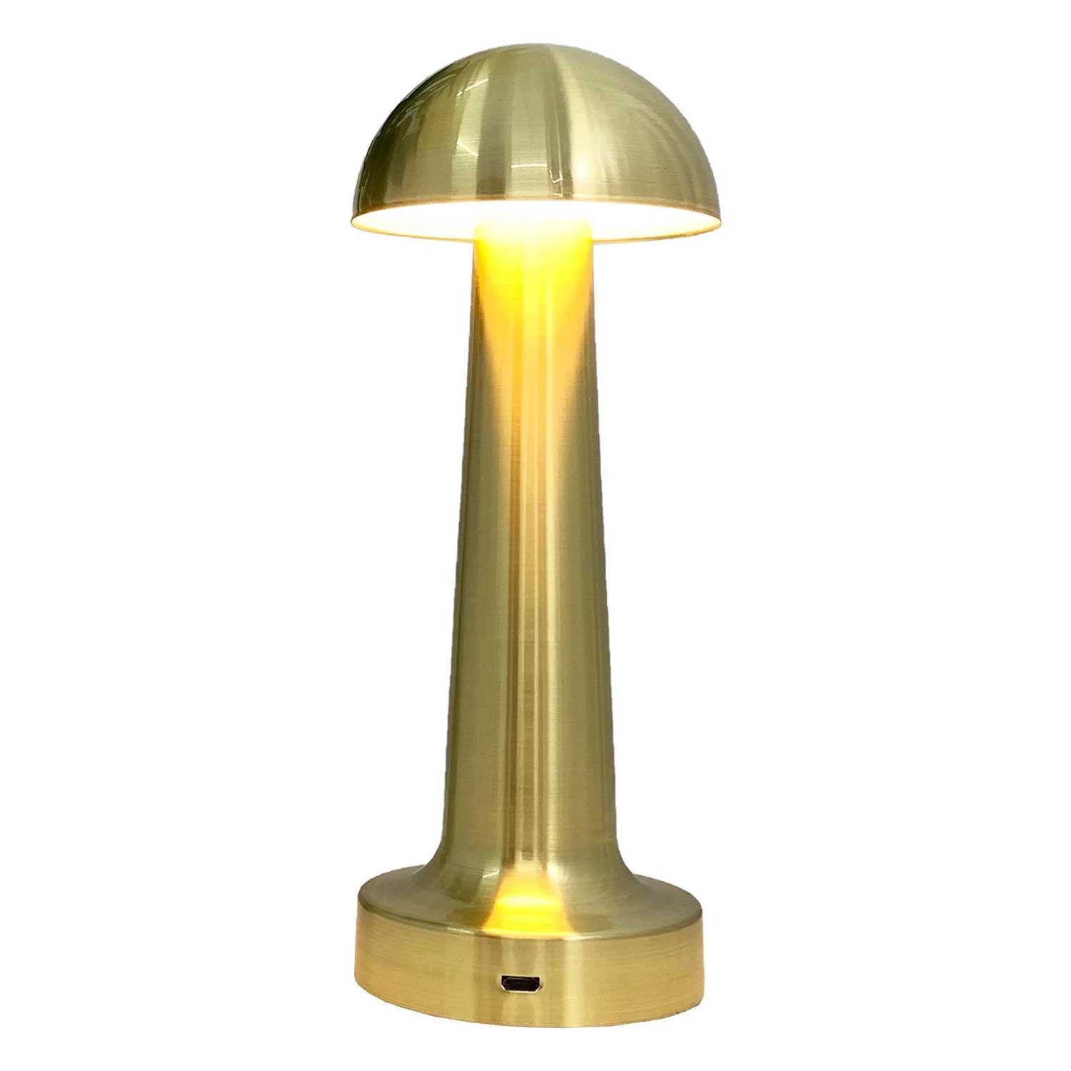 Groovy GRV-811 Şarjlı Masa Lambası, Altın, 9x21 Cm, Groovy, Masa Üstü Aksesuarları