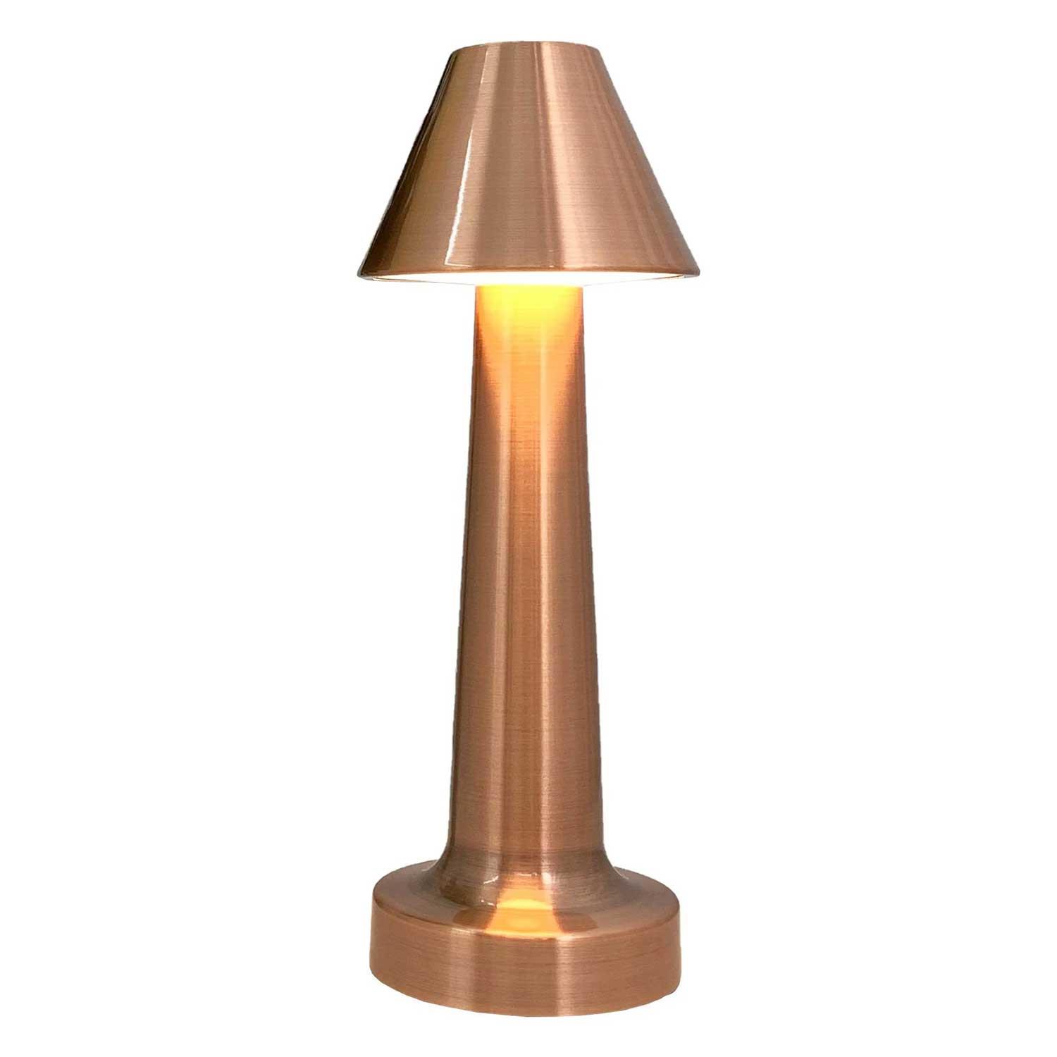 Groovy GRV-812 Şarjlı Masa Lambası, Bakır, 9x22 Cm, Groovy, Masa Üstü Aksesuarları