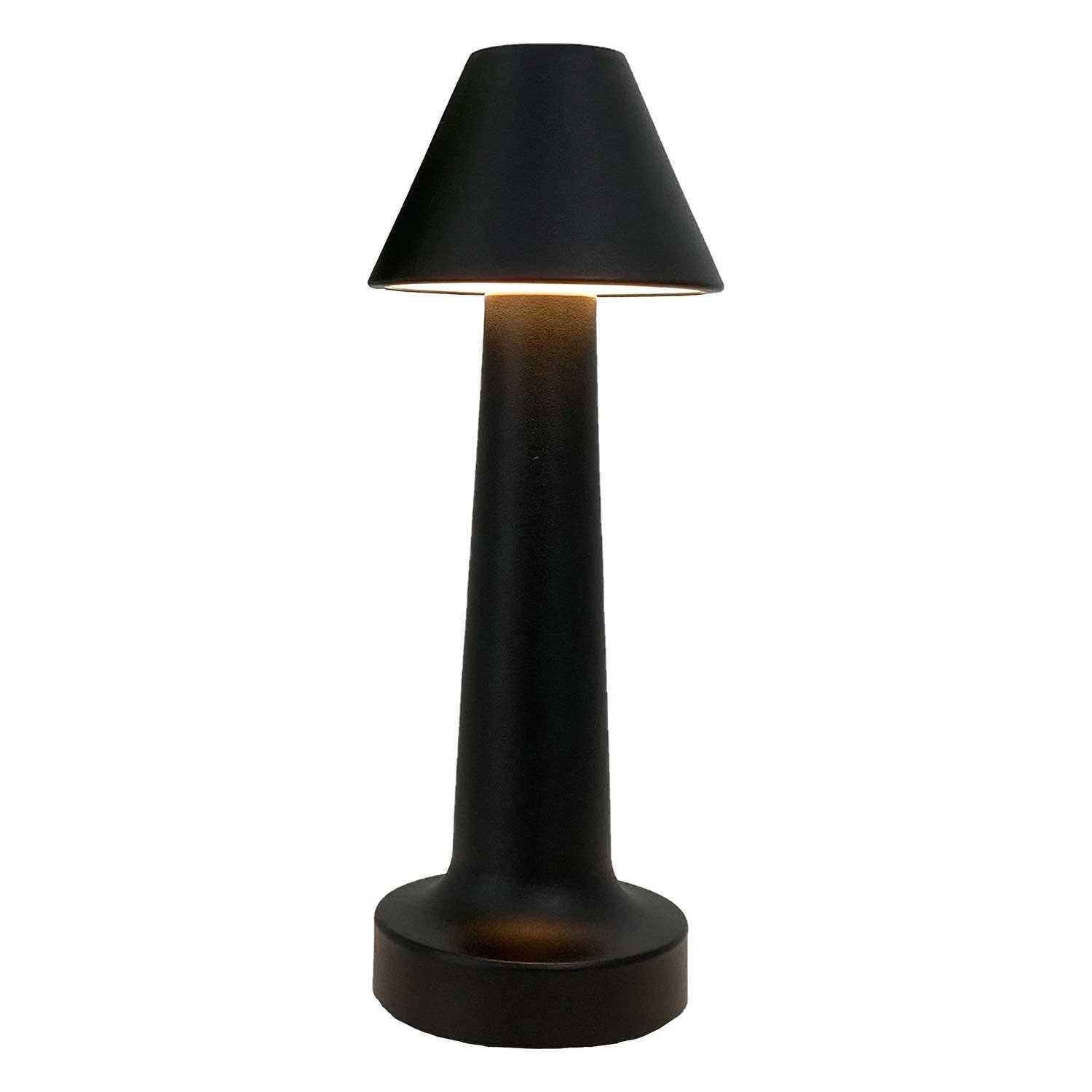 Groovy GRV-812 Şarjlı Masa Lambası, Siyah, 9x22 Cm, Groovy, Masa Üstü Aksesuarları