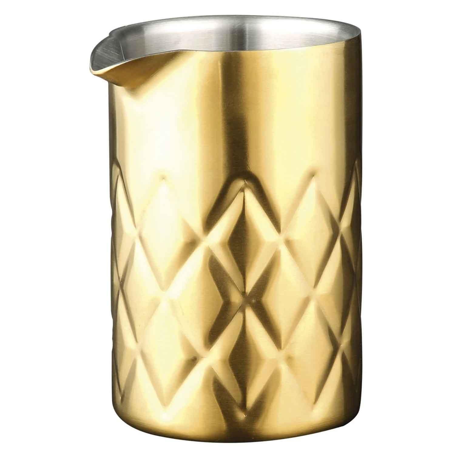 Groovy Mixing Kokteyl Bardağı, Çelik, Altın, 540 cc, Groovy, Kokteyl Shaker