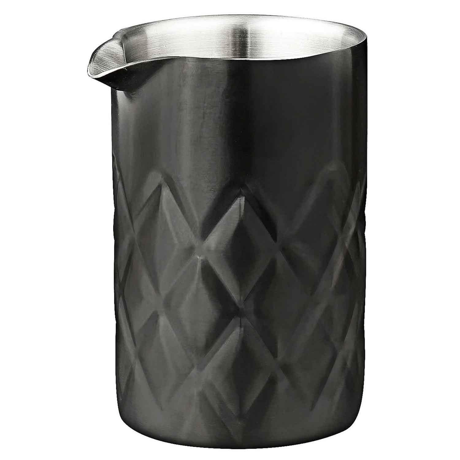 Groovy Mixing Kokteyl Bardağı, Çelik, Siyah, 540 cc, Groovy, Kokteyl Shaker