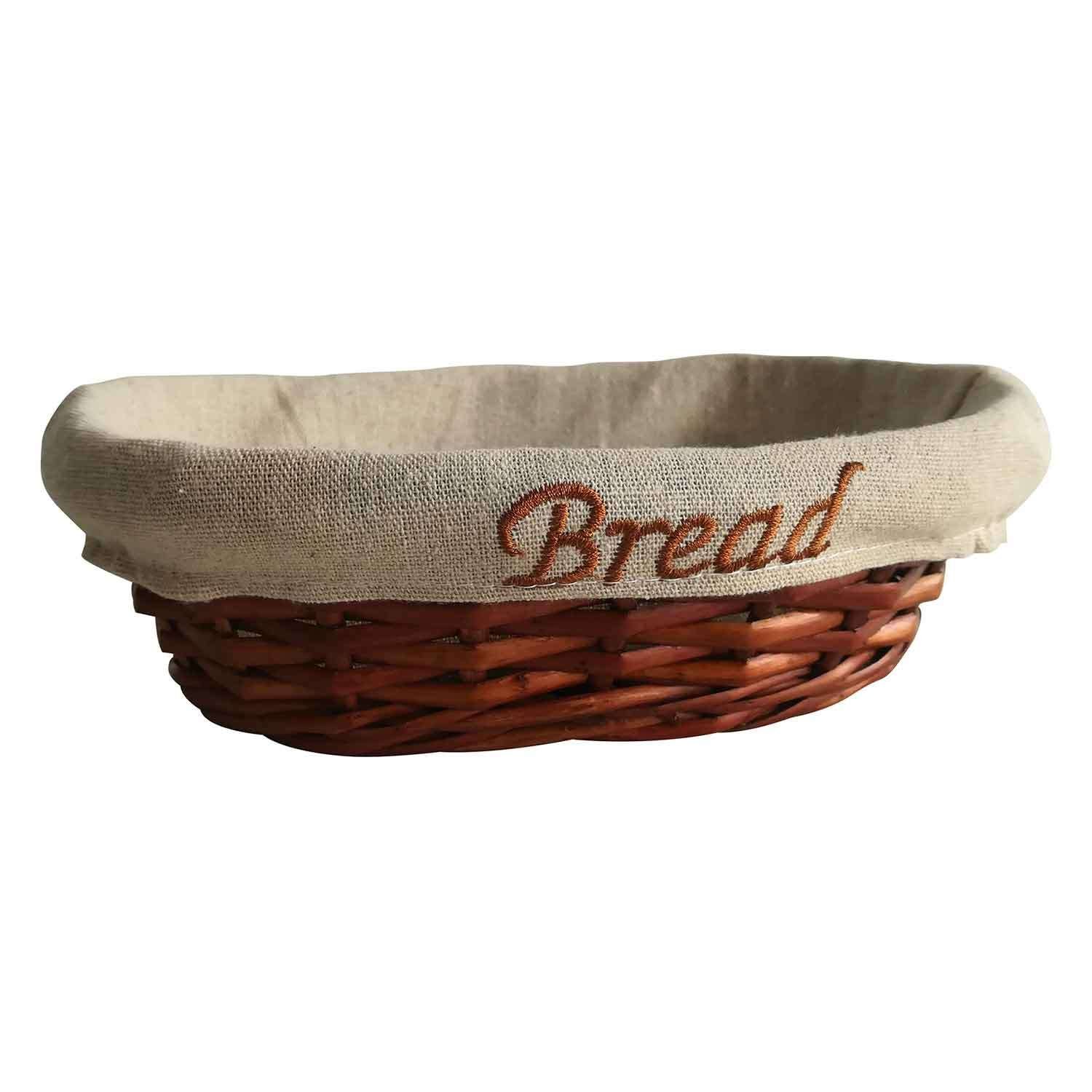 Groovy Oval Bezli Ekmek Sepeti 24x17x7 Cm, Groovy, Ekmek ve Meyve Sepetleri