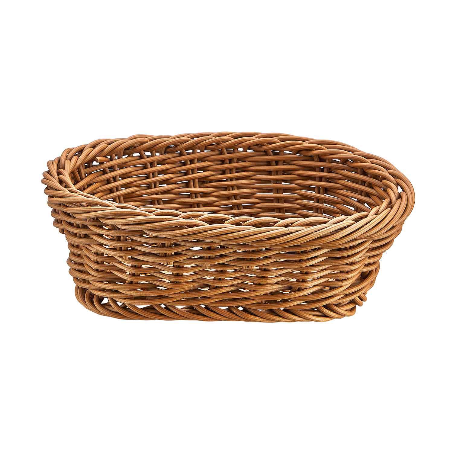 Groovy Plastik Mini Oval Ekmek Sepeti 18x12x6 Cm, Groovy, Ekmek ve Meyve Sepetleri