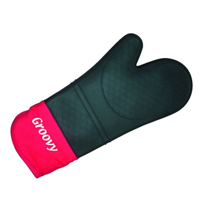 Groovy Silikon Fırın Eldiveni Tekli Siyah