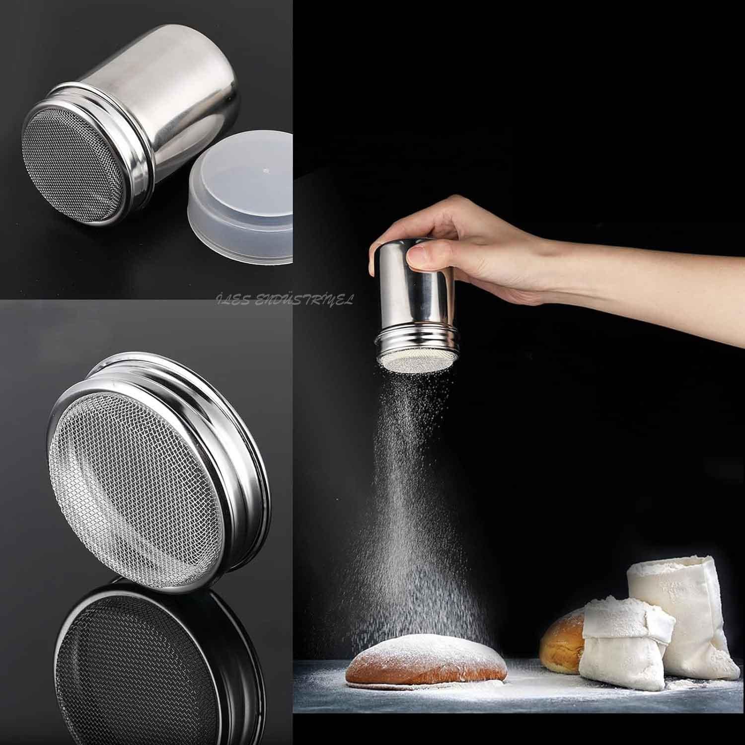 Gurme Chef Kakao, Un, Toz Baharat, Pudra Şekeri Serpici, Paslanmaz Çelik, Gurme Chef, Pudra Şekeri Serpici