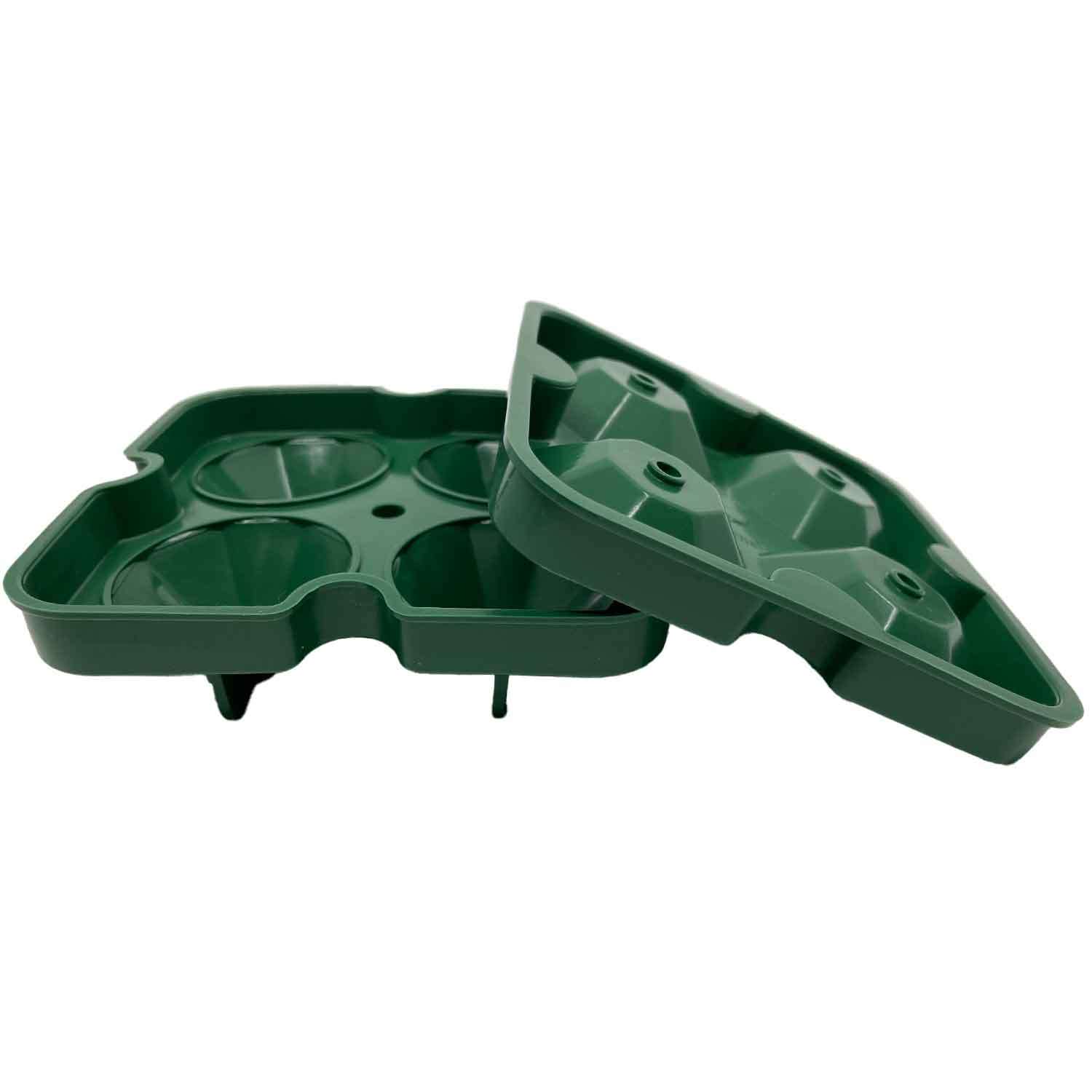 Gurme Chef Silikon 4 Lü Elmas Buz Kalıbı, Yeşil, Gurme Chef, Silikon Buz Kalıpları