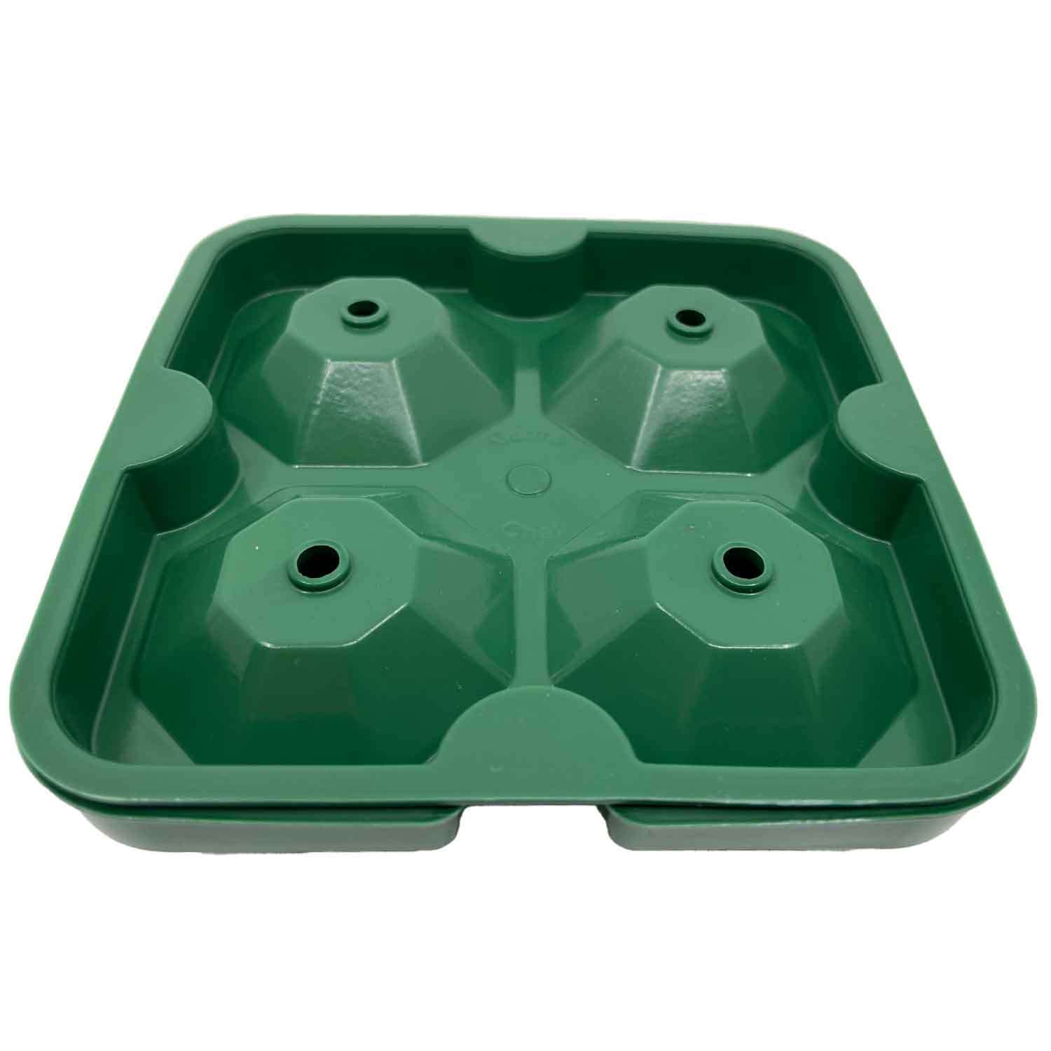 Gurme Chef Silikon 4 Lü Elmas Buz Kalıbı, Yeşil, Gurme Chef, Silikon Buz Kalıpları