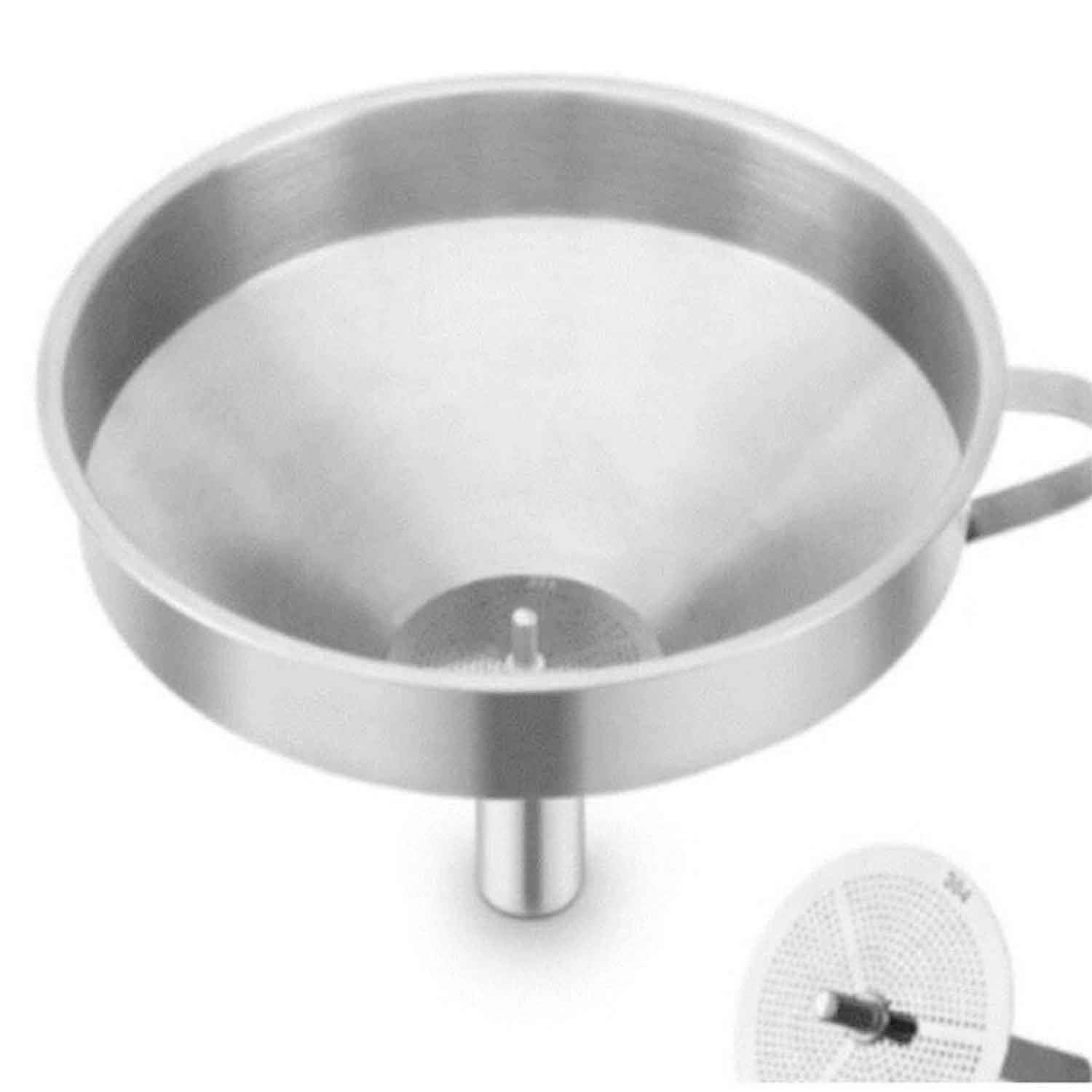 Huni Süzgeçli, Paslanmaz Çelik, 13 Cm, EPİNOX, Jöle Hunisi